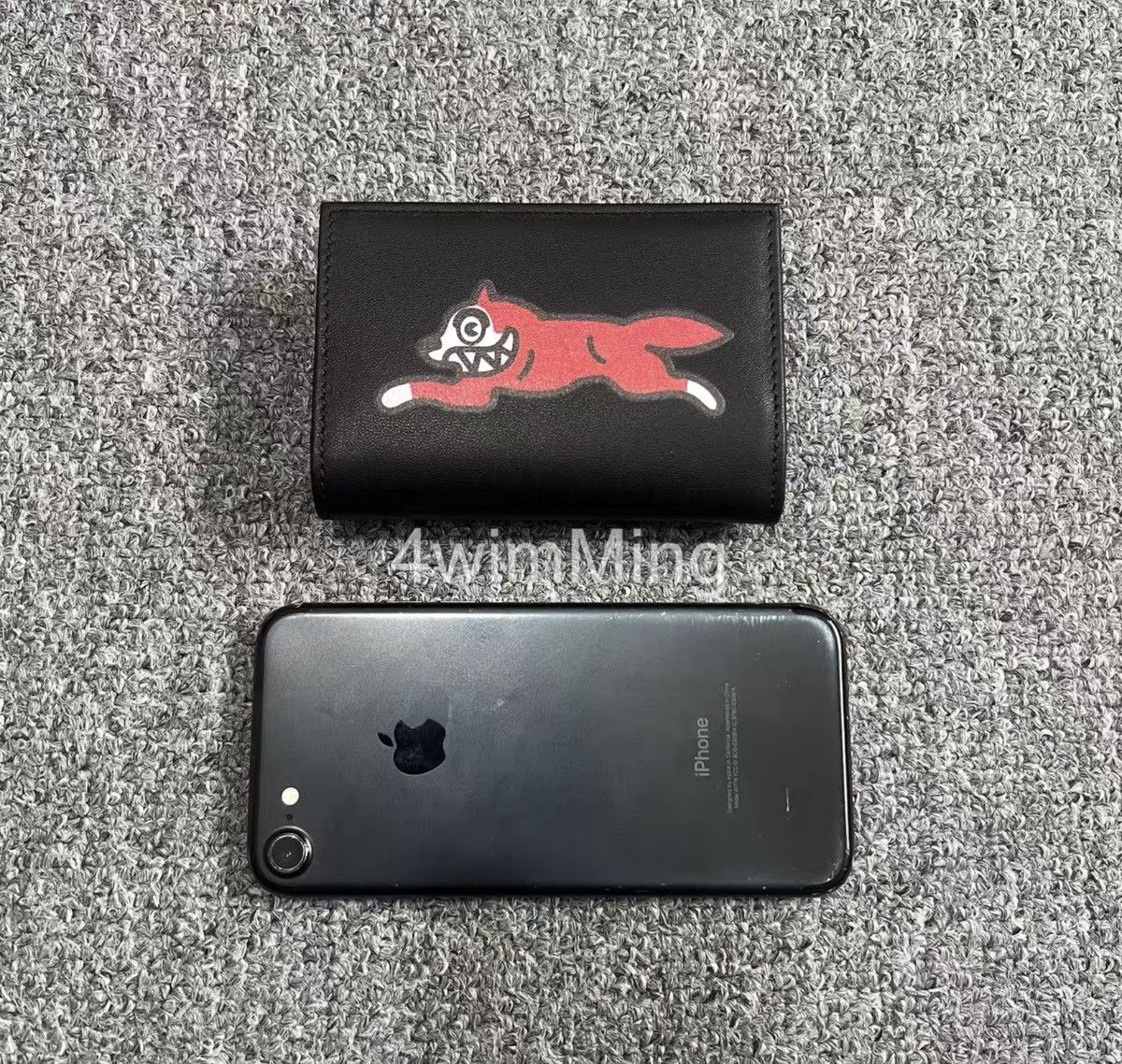 Billionaire Boys Club BBC ICECREAM Classic Running Dog Leather Card & Coin Wallet Size ONE SIZE - 4 Thumbnail