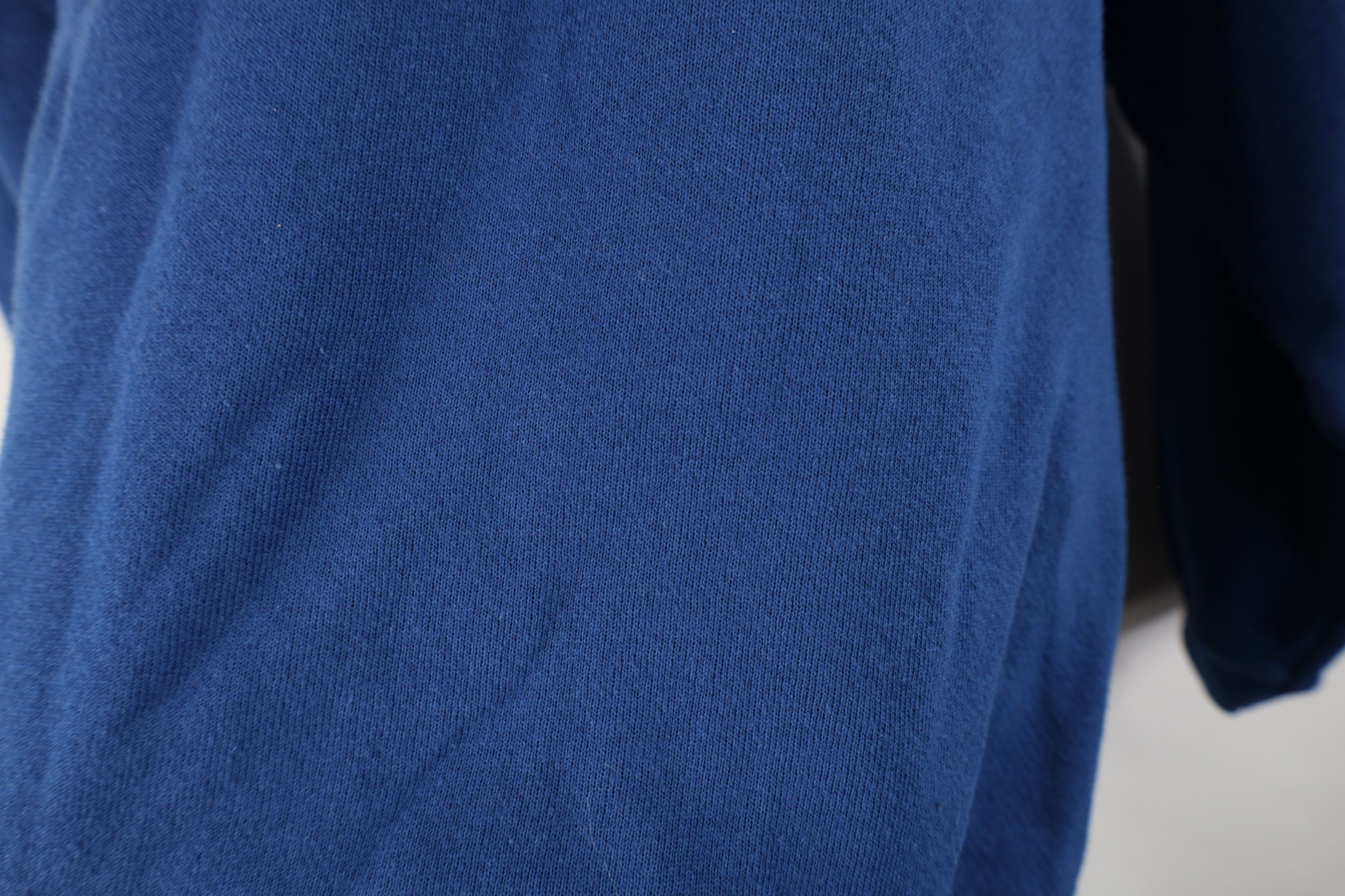 Vintage Vintage 90s Streetwear Blank Crewneck Sweatshirt Blue USA Size US XL / EU 56 / 4 - 7 Thumbnail