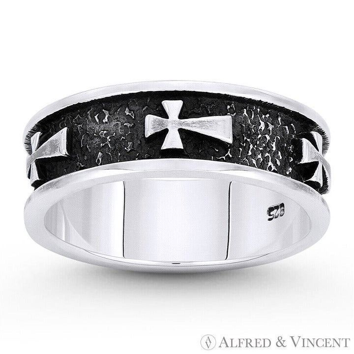Other Medieval Pattée / Formée Cross Band in .925 Sterling Silver Size ONE SIZE - 1 Preview