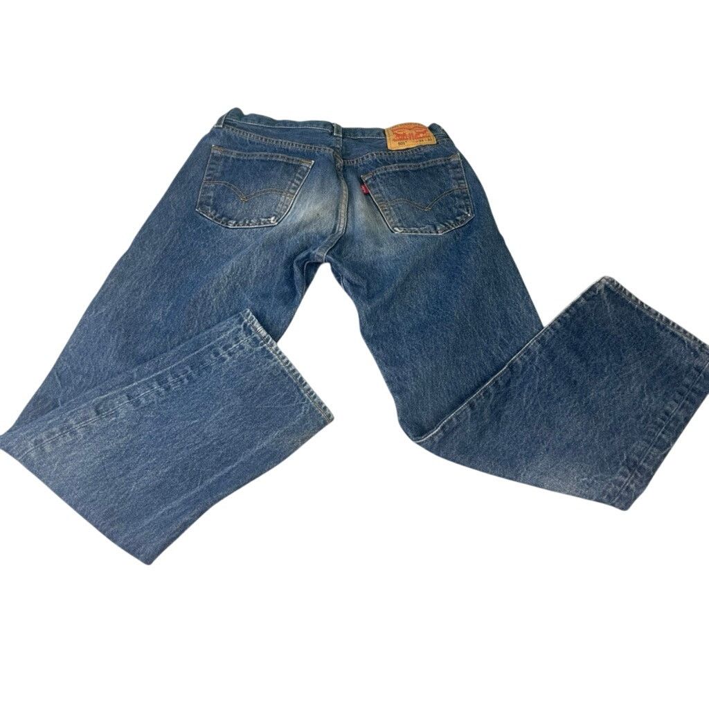 Levi's Levi's 501 Button-Fly Jeans W34 L32 Classic Straight Fit Size US 34 / EU 50 - 2 Thumbnail