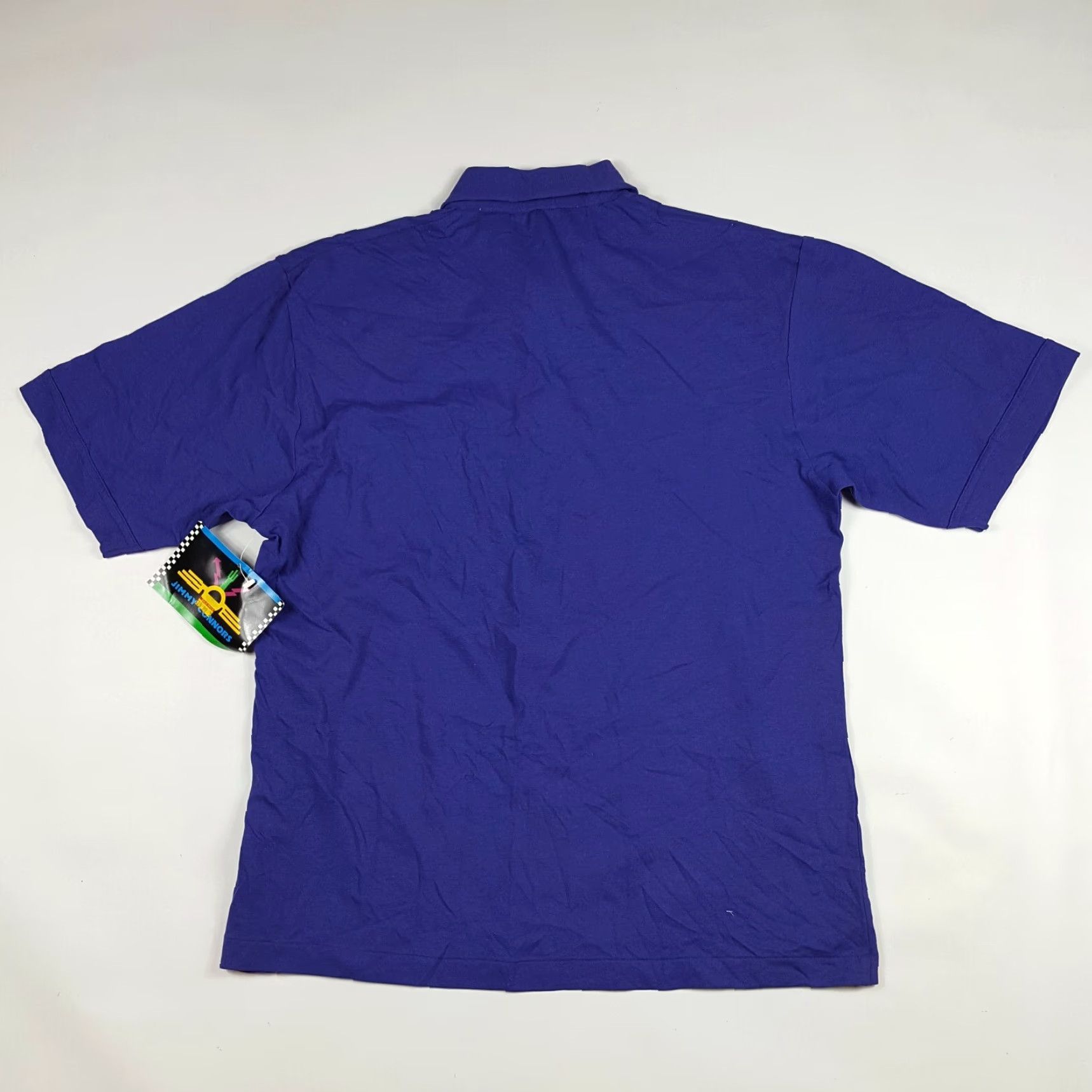 Vintage VINTAGE Jimmy Connors Polo Shirt Purple M Adult Shirt 90s Tennis Sports Collared Cotton Polyester Blend Button Logo Short Sleeve Casual Men Size US M / EU 48-50 / 2 - 6 Thumbnail