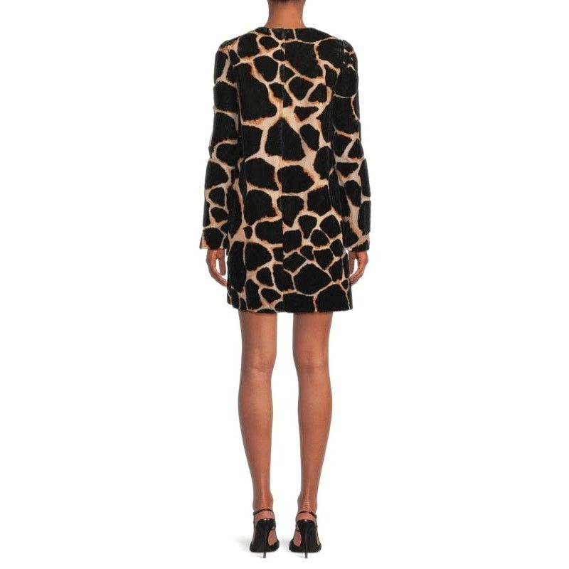 Dolce & Gabbana NWT DOLCE & GABBANA Runway Giraffe Print Mini Dress Brown 40 Size S / US 4 / IT 40 - 6 Thumbnail