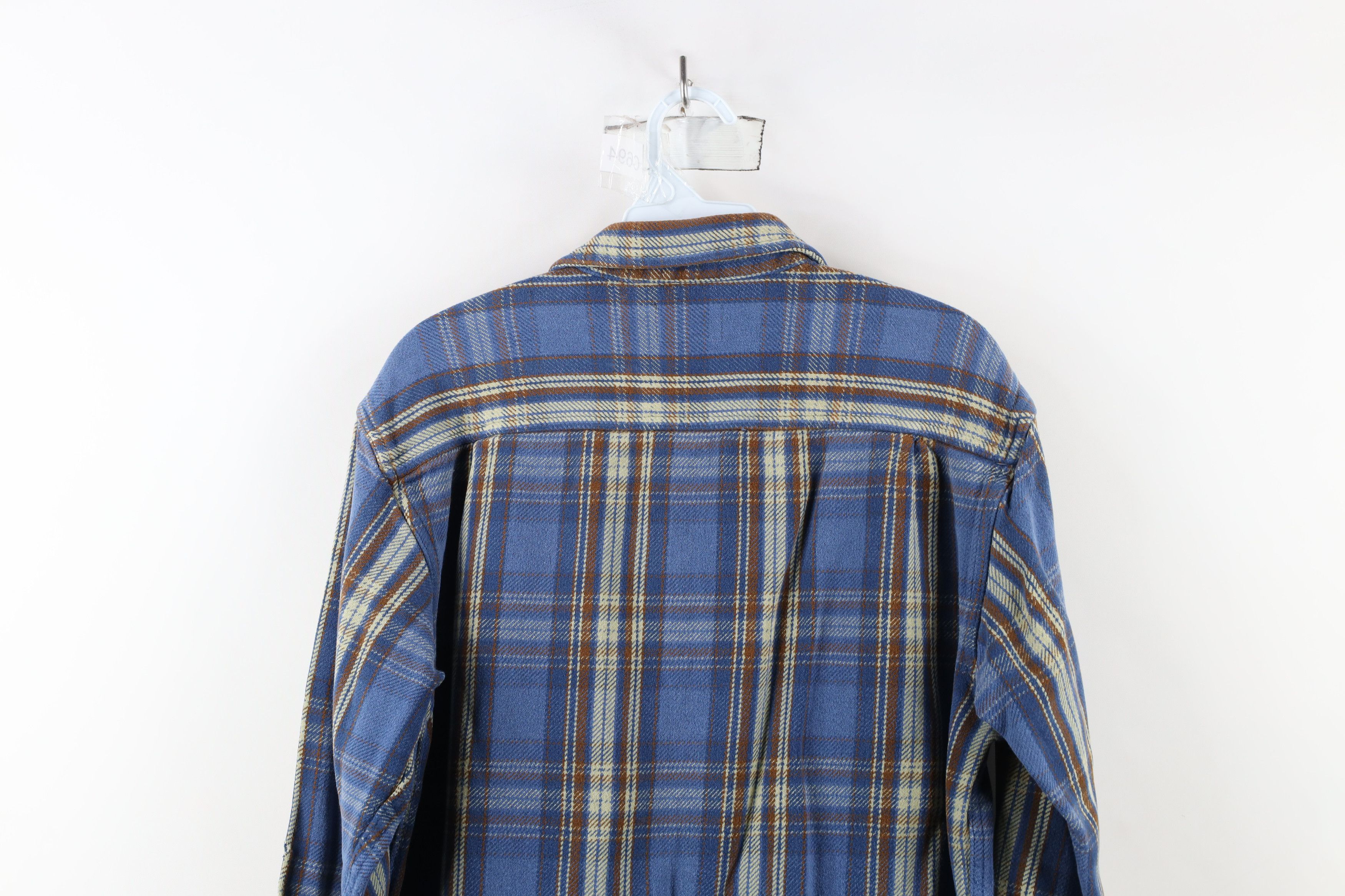 Vintage Vintage 90s Streetwear Heavyweight Flannel Button Shirt Size US M / EU 48-50 / 2 - 11 Thumbnail