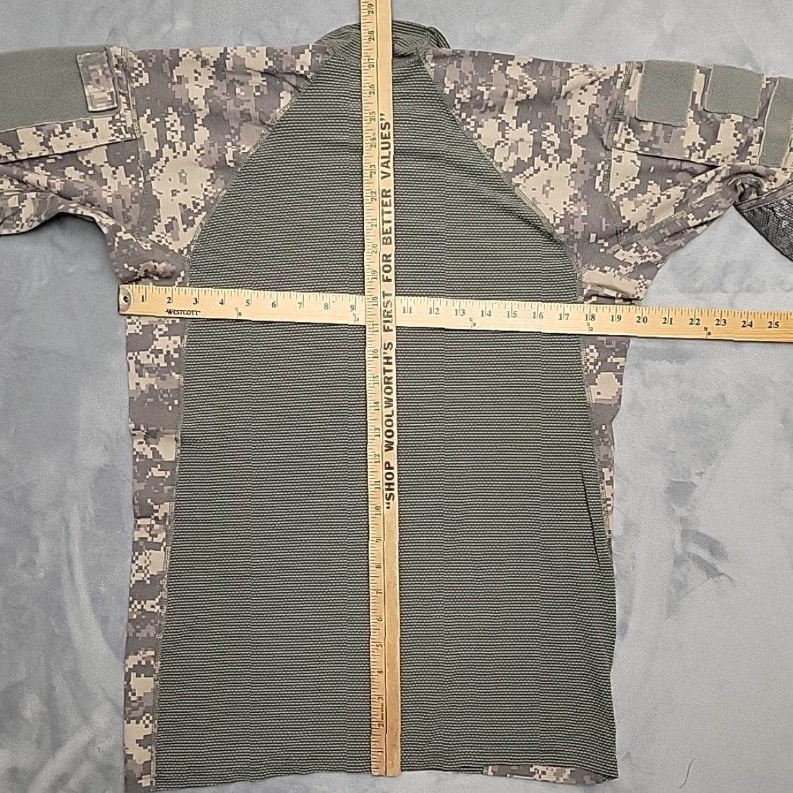 Vintage Massif Mountain Gear Shirt Men L Green Camouflage Performance Army Combat Shirt Size US L / EU 52-54 / 3 - 6 Thumbnail
