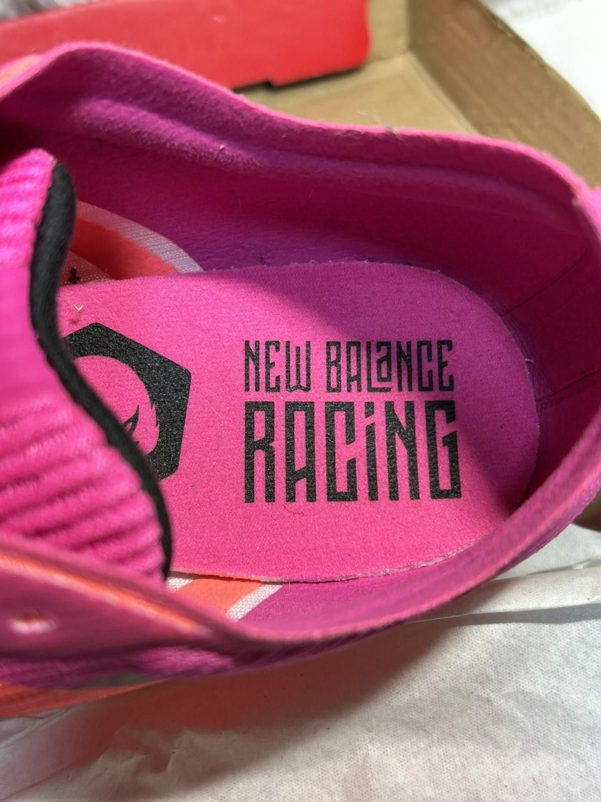 New Balance New Balance MD500 Track Spikes Sz 8 Pink Black Sprint Shoes Size ONE SIZE - 8 Thumbnail