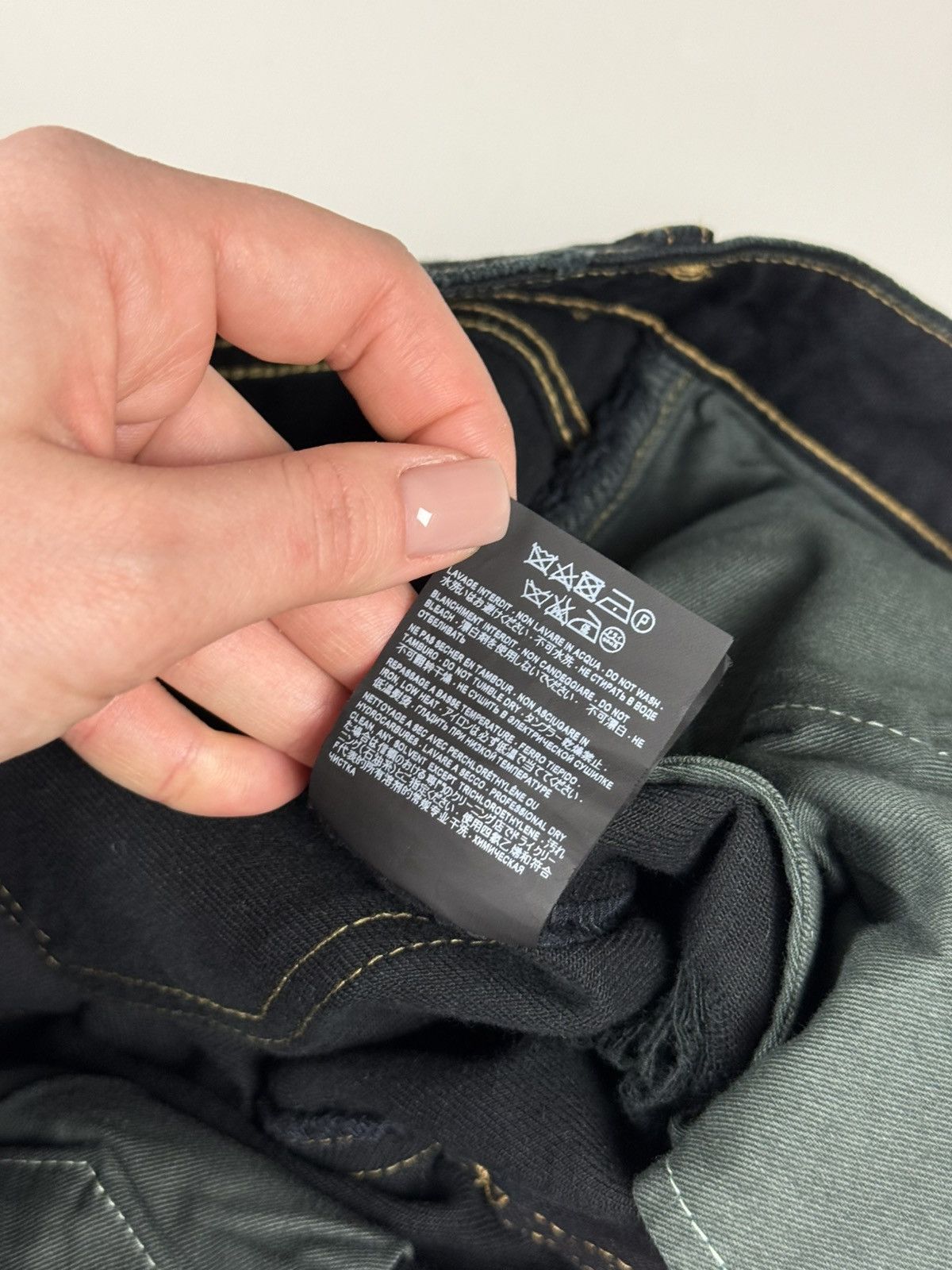 Saint Laurent Paris Saint Laurent Thrash Overdye Japan Denim Ladies Skinny Jeans Size 27" / US 4 / IT 40 - 19 Thumbnail