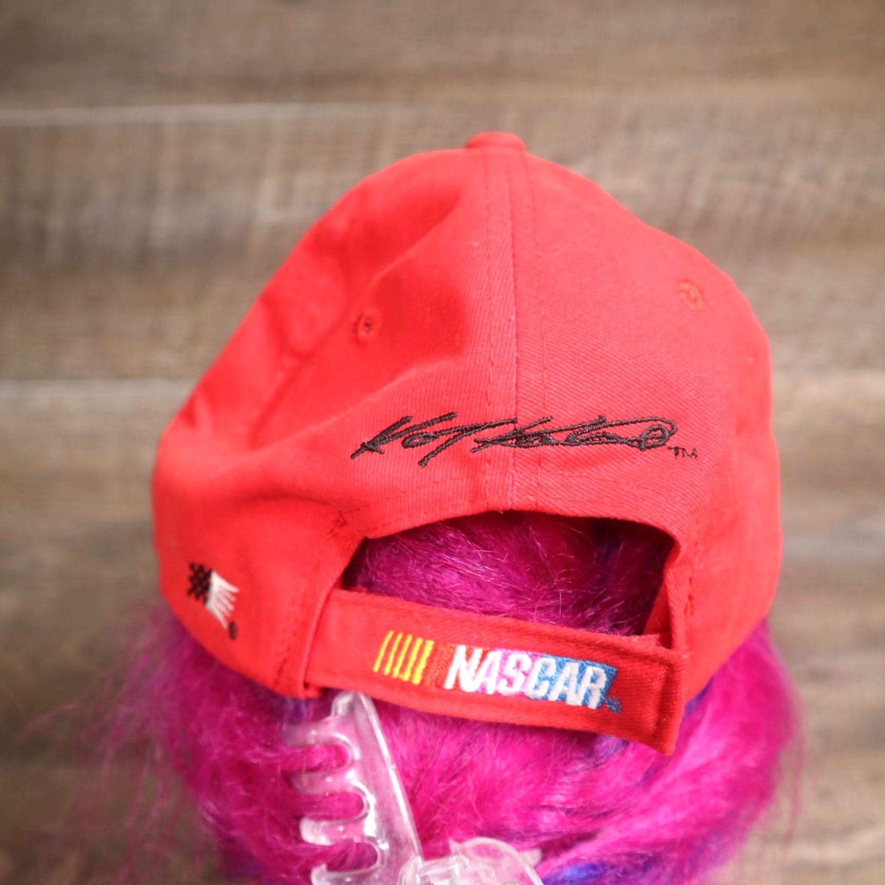 NASCAR Kasey Kahne #9 Dodge Hat NASCAR Red Baseball Cap Hook And Loop Adjustable Baseball Cap Adults Red Nascar Advantage Hat Size ONE SIZE - 3 Thumbnail