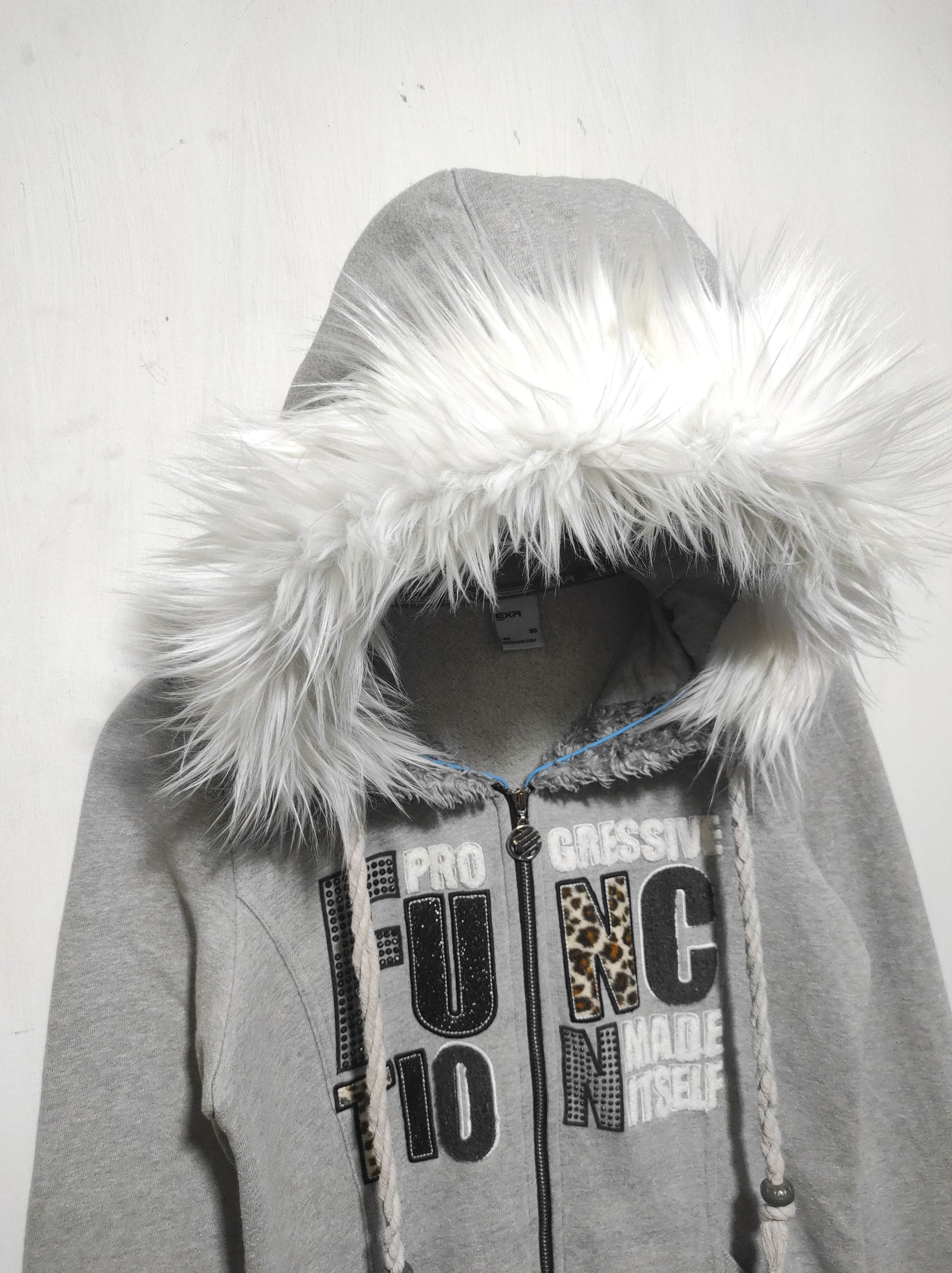 Hysteric Glamour EXR Zip Fur Hoodie IfSixWasNine LGB style Size S / US 4 / IT 40 - 3 Thumbnail