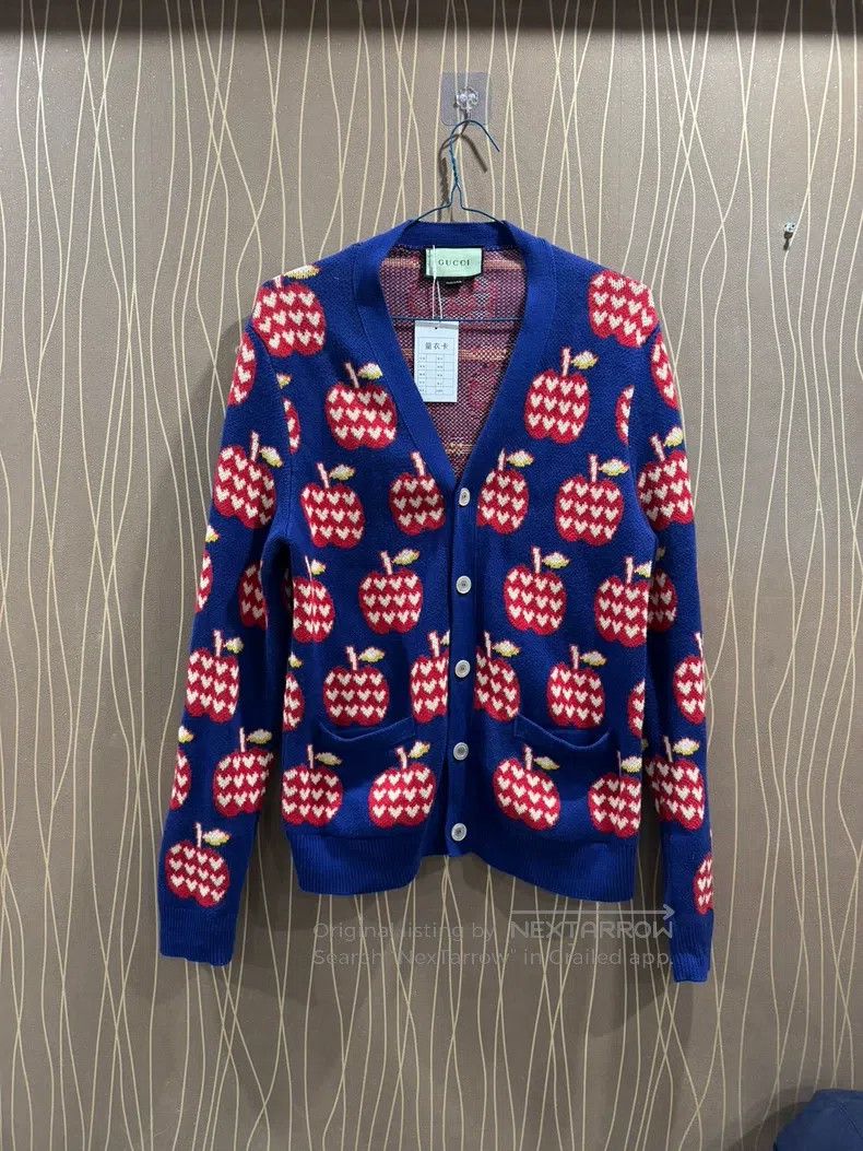 Gucci Gucci Apple wool cardigan coat Size S / US 4 / IT 40 - 1 Thumbnail