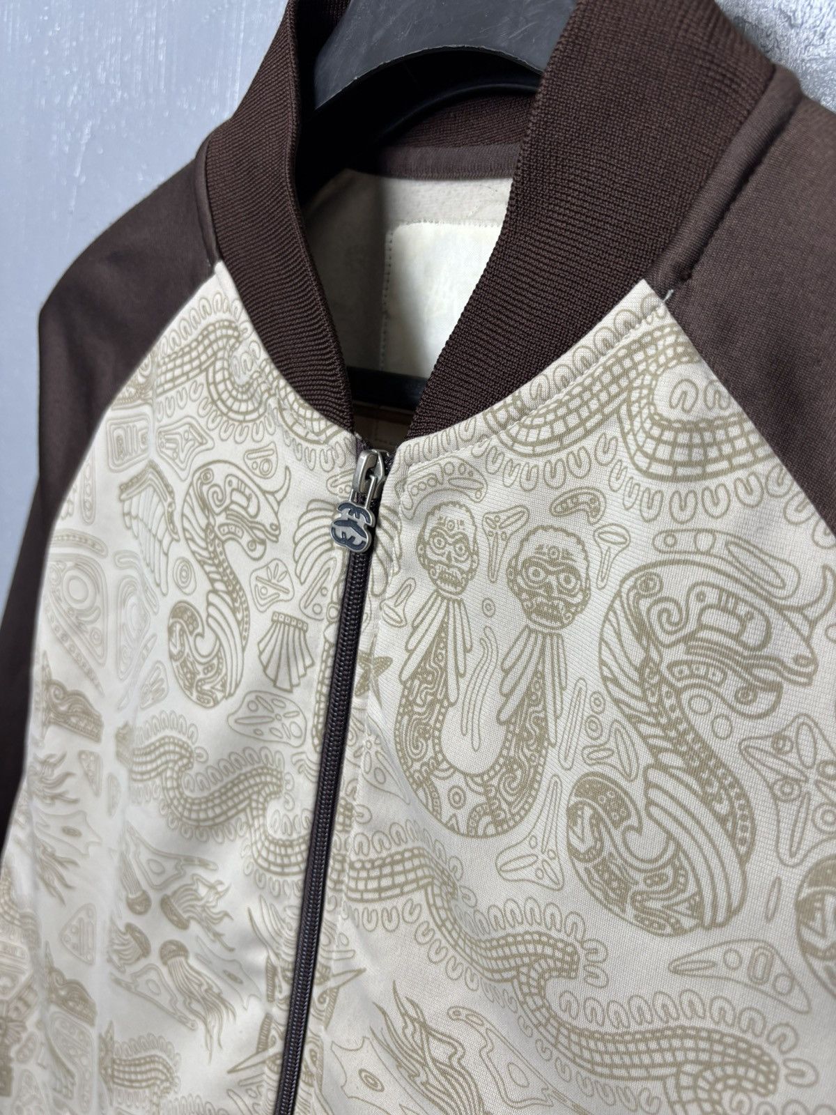 Stussy RARE Vintage 90's Stussy Aztec Design Track Jacket Size US M / EU 48-50 / 2 - 3 Thumbnail