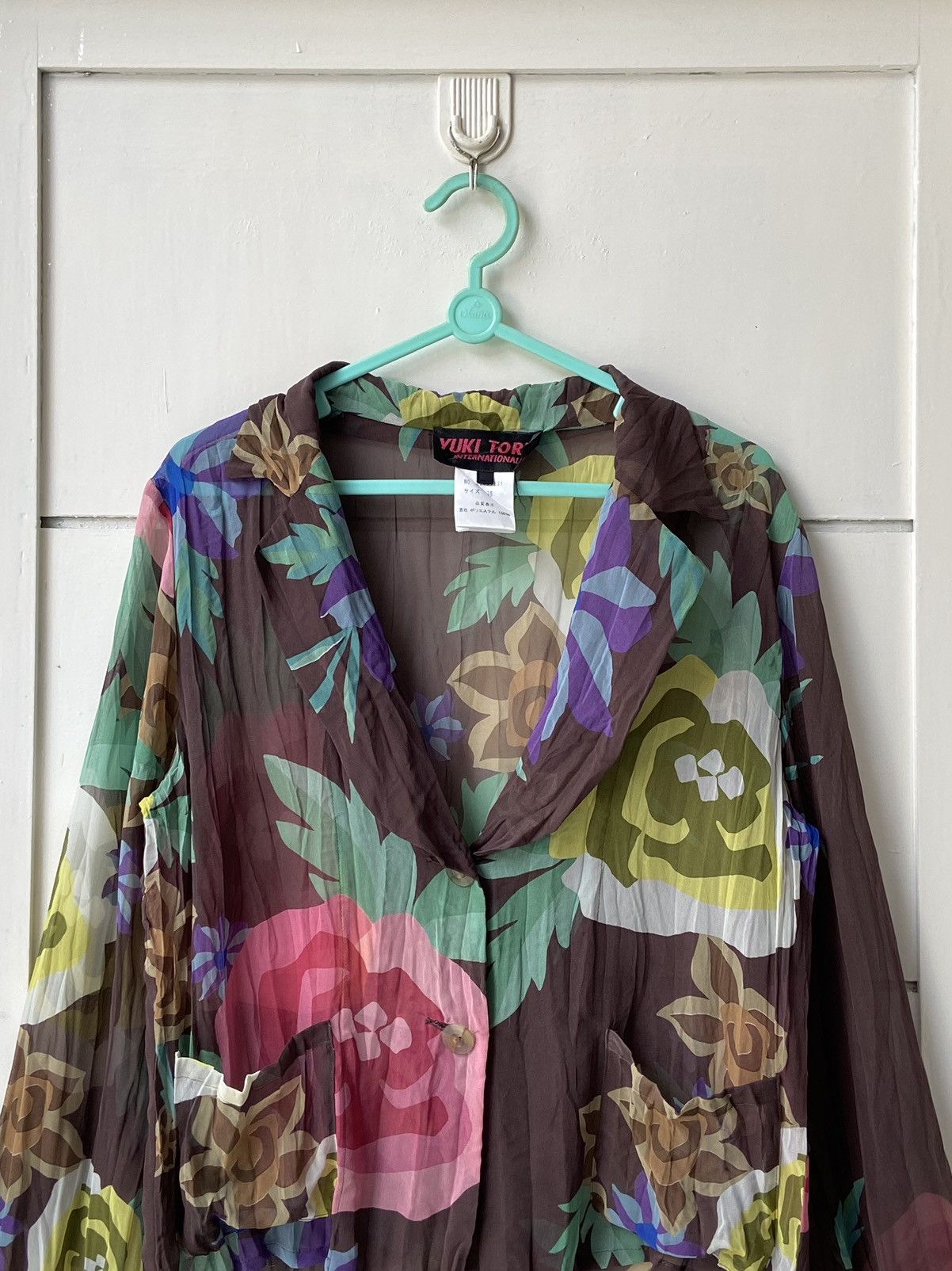 Issey Miyake × Yoshiyuki Konishi YUKI TORII Flower Motive Blazer/Shirt Size S / US 4 / IT 40 - 11 Thumbnail