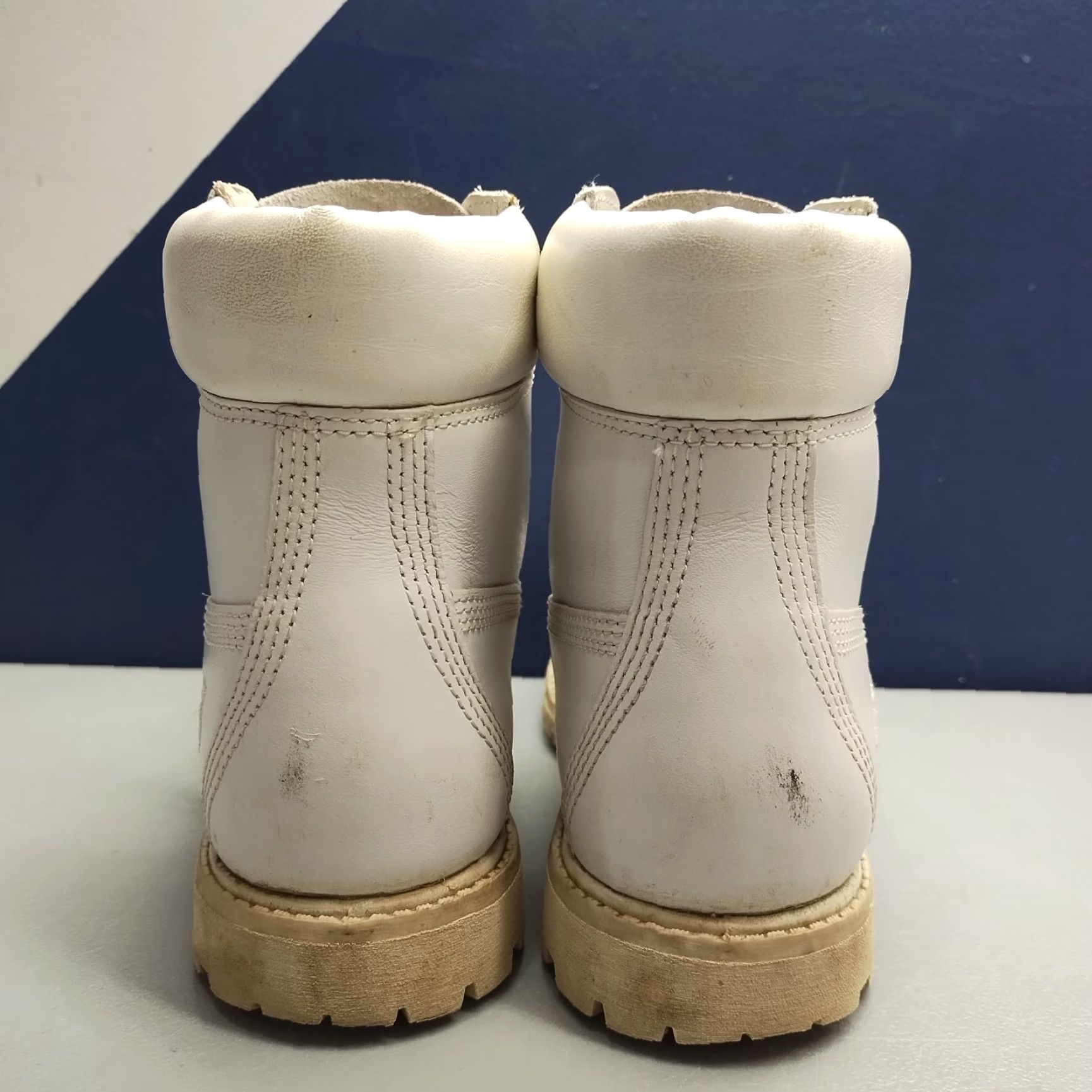 Timberland Timberland Boots Womens Size 8M White Upper Leather Waterproof Round Toe Lace Up Womens Size 8 White Timberland Boots Size US 8 / IT 38 - 5 Thumbnail