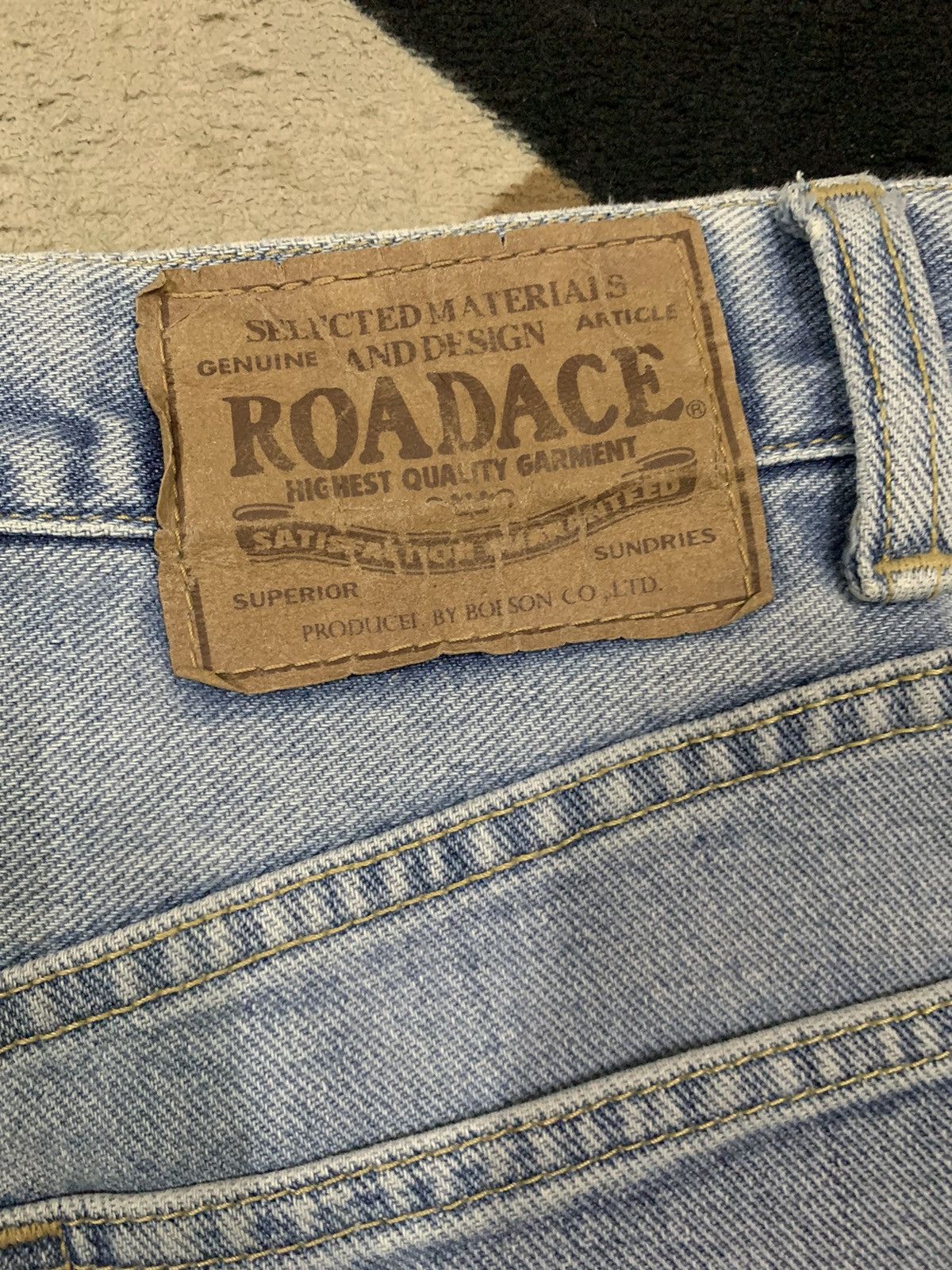 Japanese Brand Vintage Japanese Brand Roadace Baggy Distressed Jeans Size US 32 / EU 48 - 13 Thumbnail