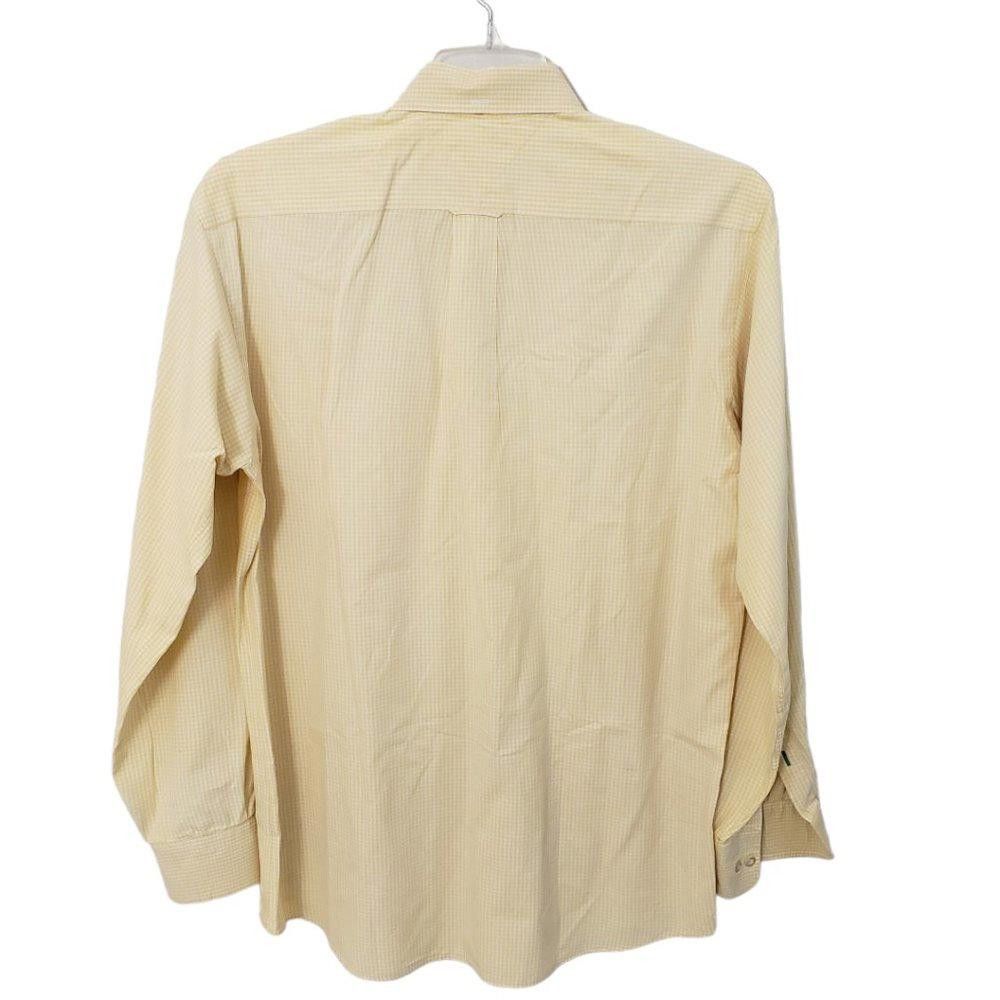 Tommy Hilfiger CT446 Tommy Hilfiger Yellow & white Gingham Dress Shirt 15.5 Size US M / EU 48-50 / 2 - 3 Thumbnail