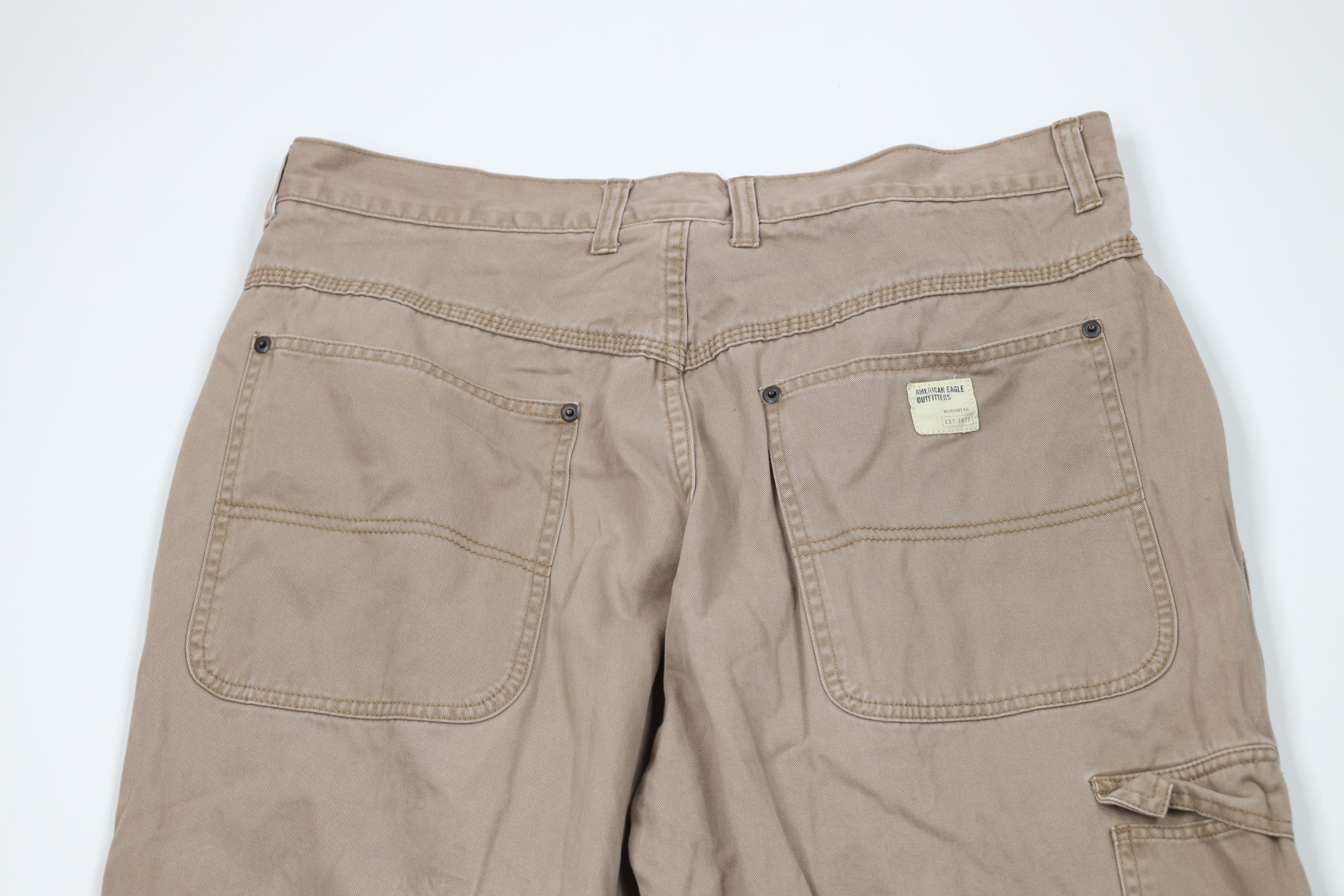American Eagle Outfitters Vintage 90s Y2K American Eagle Workwear Wide Leg Pants Size US 36 / EU 52 - 11 Thumbnail