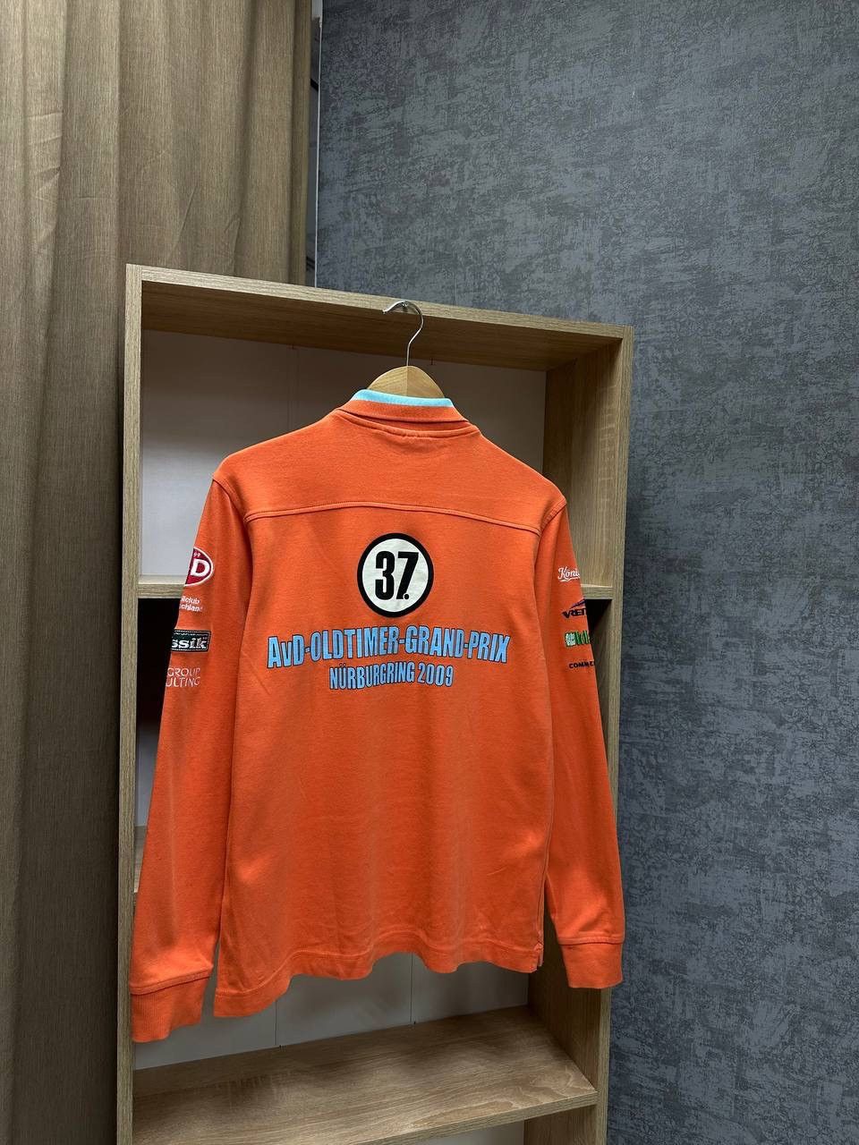 Formula 1 × Vintage Vintage Porsche Racing Jaguar Orange Rugby Shirt Size US S / EU 44-46 / 1 - 11 Thumbnail