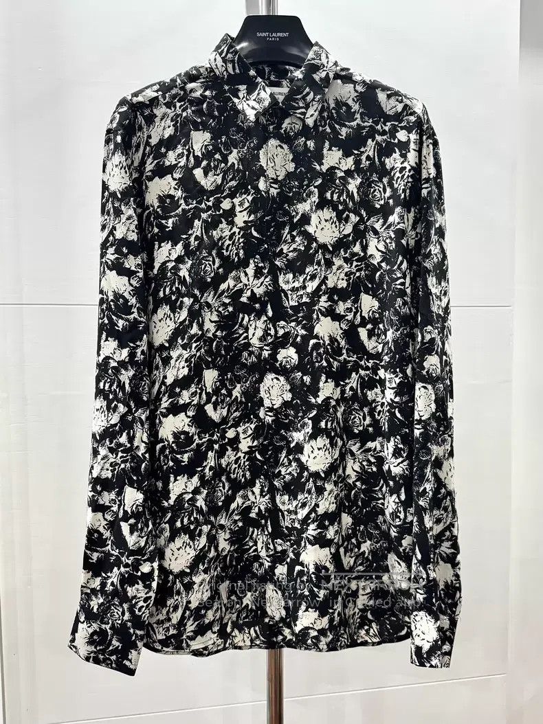 Saint Laurent Paris Saint Laurent Paris size 37 French Rose Shirt Size US S / EU 44-46 / 1 - 1 Thumbnail
