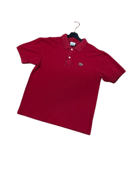 Lacoste Vintage Lacoste Embroidered Logo Red Polo Size US M / EU 48-50 / 2 - 1 Thumbnail