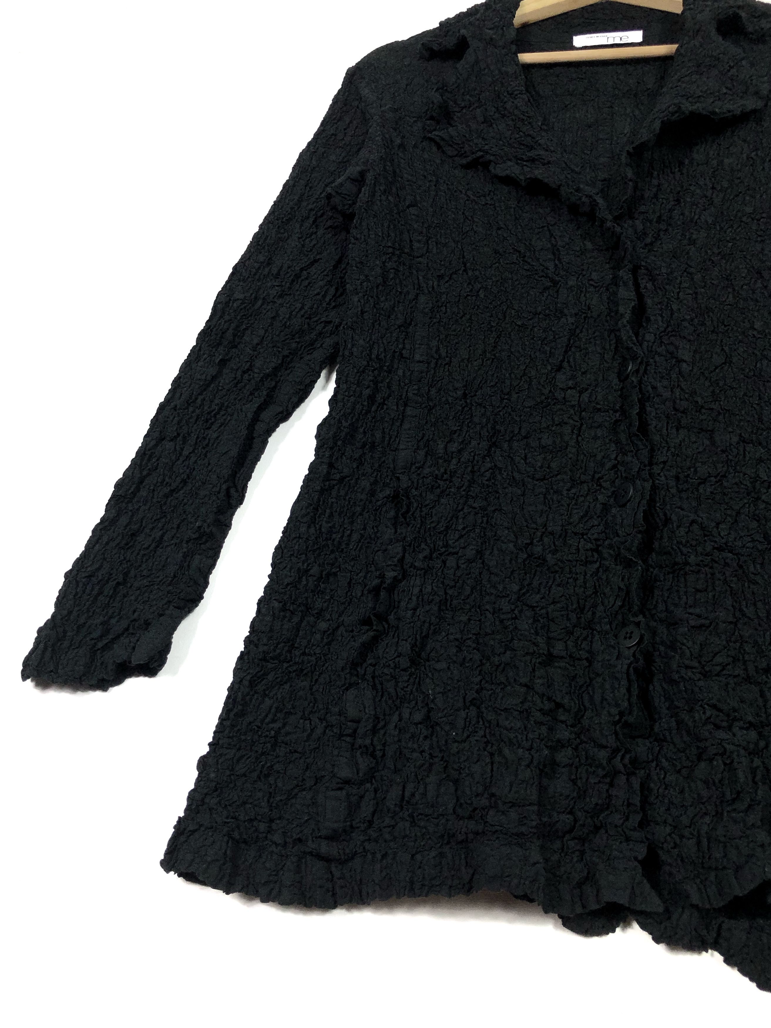 Issey Miyake RARE🔥AW16 CAULIFLOWER PUCKERING PLEATED TEXTURED JACKET Size S / US 4 / IT 40 - 10 Thumbnail
