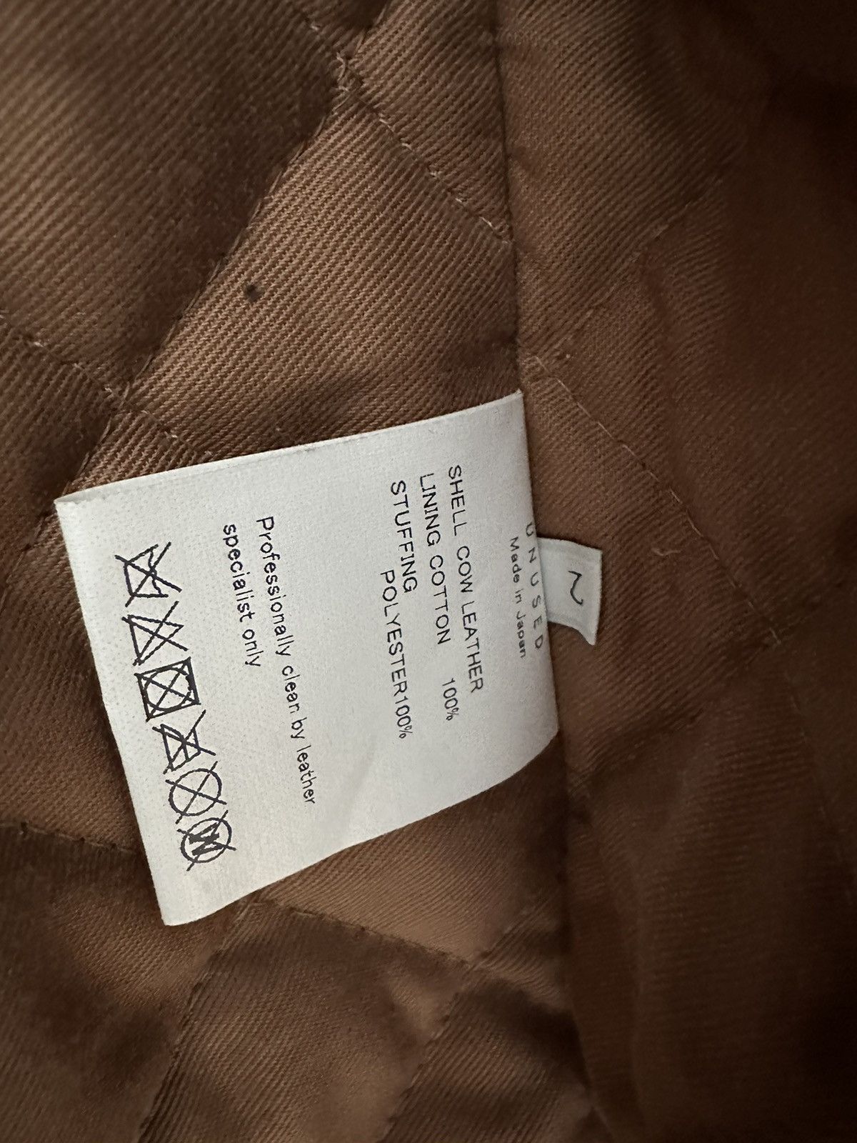 Unused Biker jacket in calf suede Size US XL / EU 56 / 4 - 6 Thumbnail