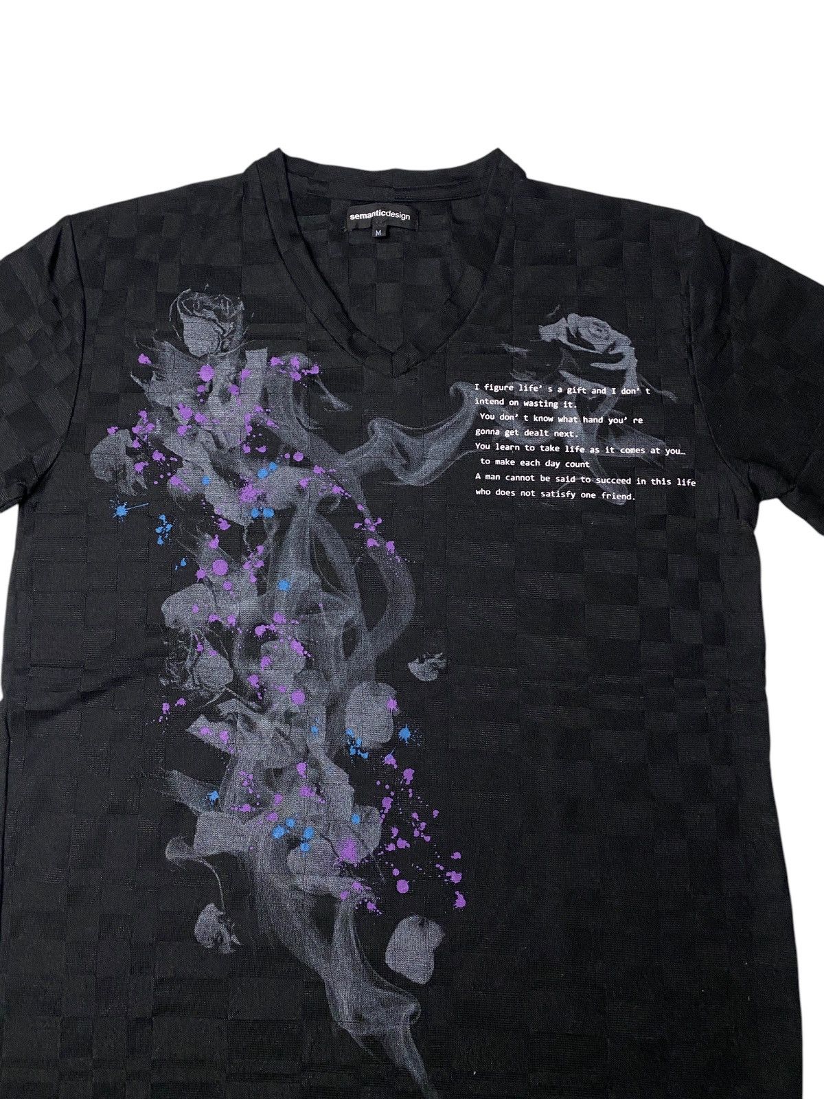 Hysteric Glamour 2000's Semantic Design Floral Poem Shirt Size US M / EU 48-50 / 2 - 2 Thumbnail