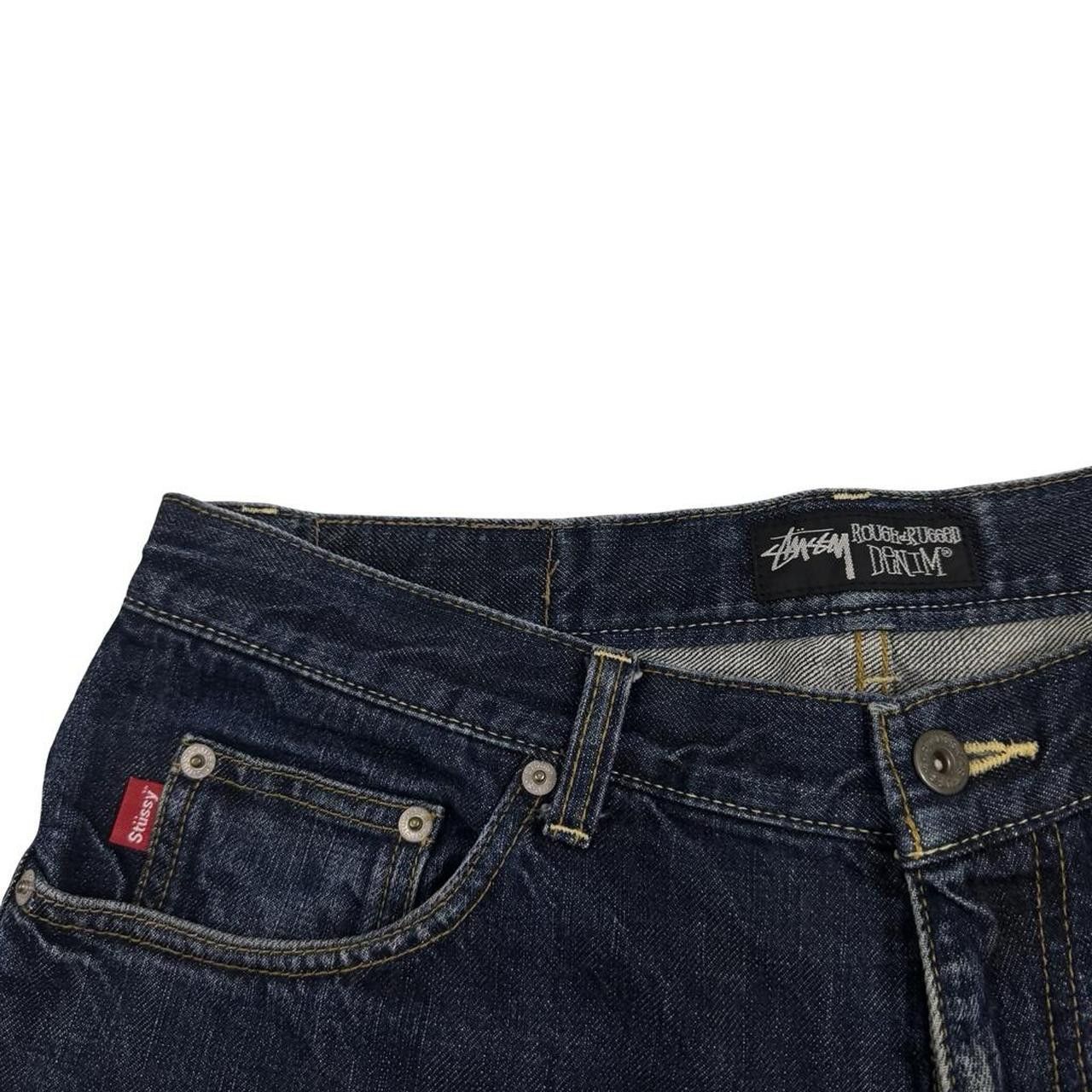 Stussy Vintage 2000s Stussy Denim Shorts / Jorts - Waist: 33" Size US 33 - 6 Thumbnail