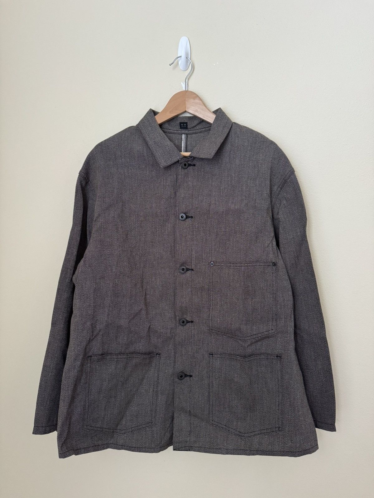 Taiga Takahashi Taiga Takahashi New Coverall Jacket C. 1940’s Covert Size 38 Size US M / EU 48-50 / 2 - 2 Thumbnail