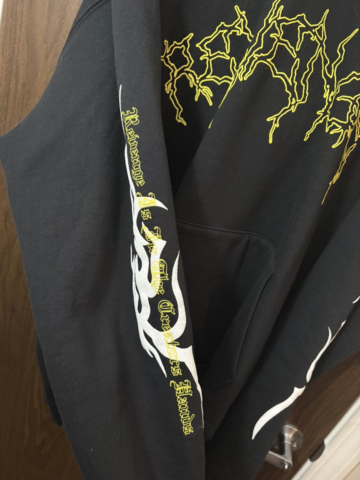 City Morgue × Revenge Revenge x City Morgue Yellow Lightning Cerberus Hoodie Size US XXL / EU 58 / 5 - 2 Thumbnail