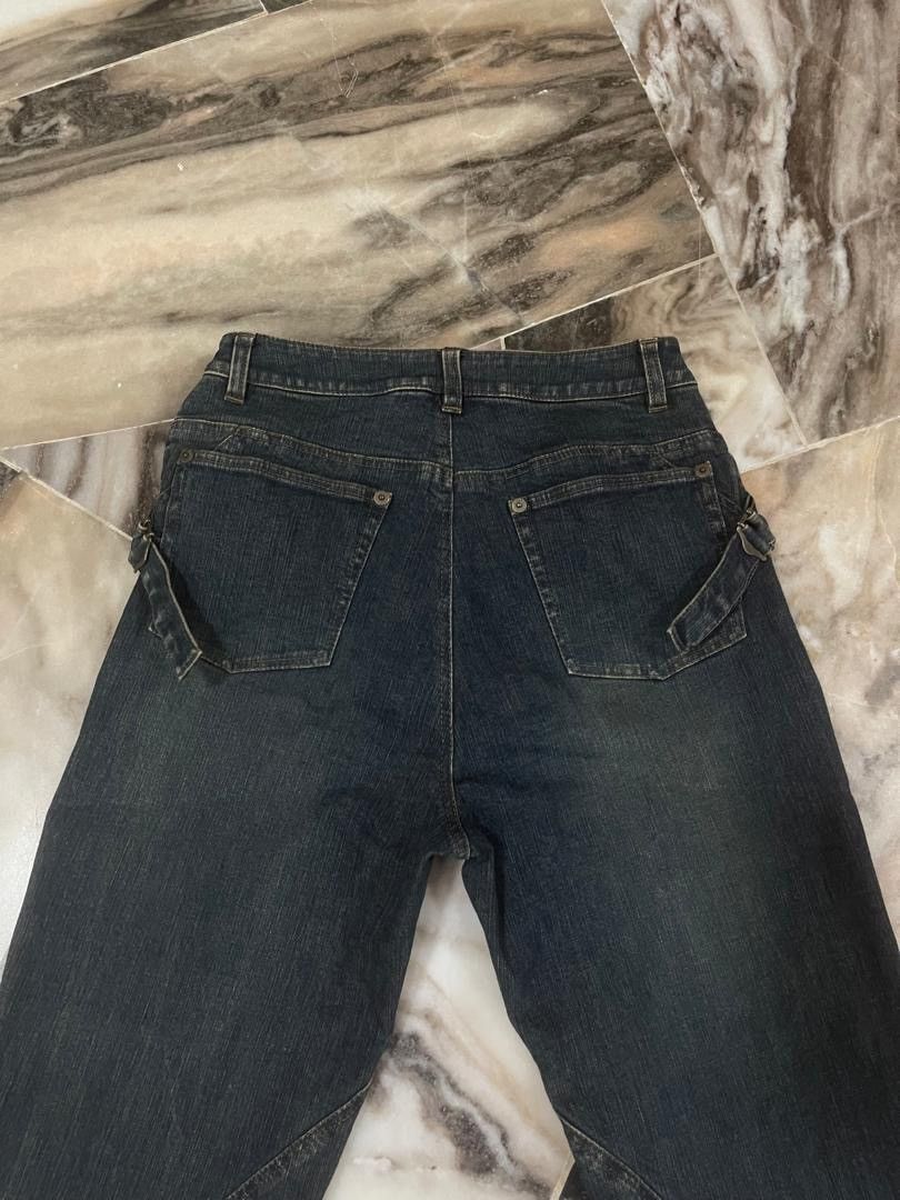 Japanese Brand Vintage Fildire Side Buckle Denim Jeans Inspired Helmut Lang Size 27" / US 4 / IT 40 - 14 Thumbnail