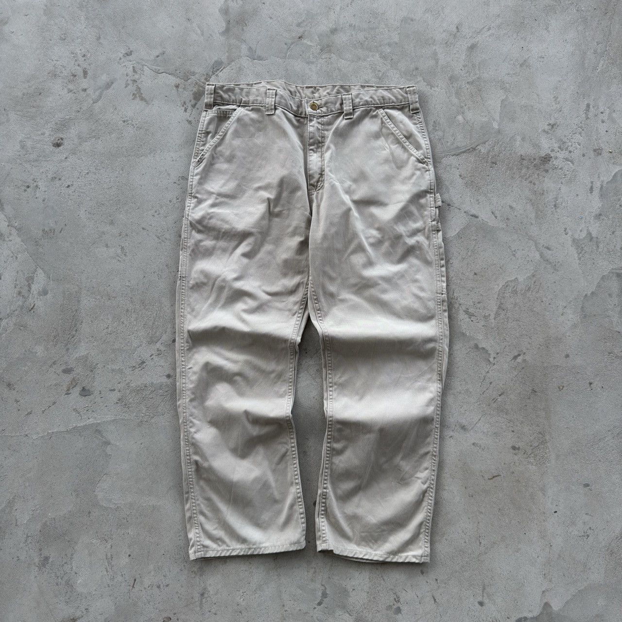 Carhartt Vintage 90s Carhartt Carpenter Single Knee Pants Size US 38 / EU 54 - 2 Thumbnail