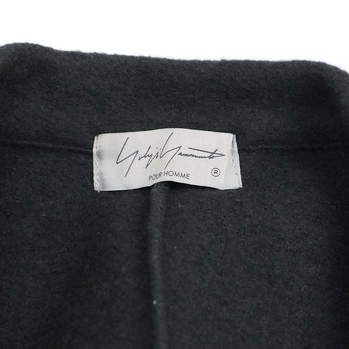 Yohji Yamamoto Yohji Yamamoto Pour Homme 21AW Wool Chester Coat Size US L / EU 52-54 / 3 - 3 Thumbnail