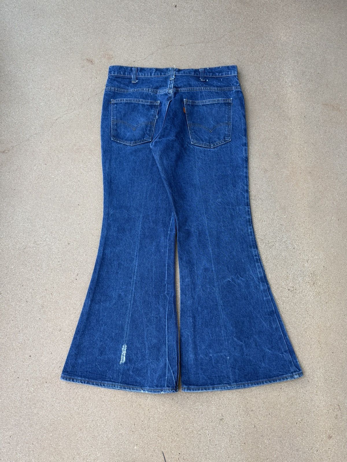 Levi's Vtg 80’s Levi’s 684 Orange Tab Bellbottom Flare Jeans 36x29 Size US 36 / EU 52 - 2 Thumbnail