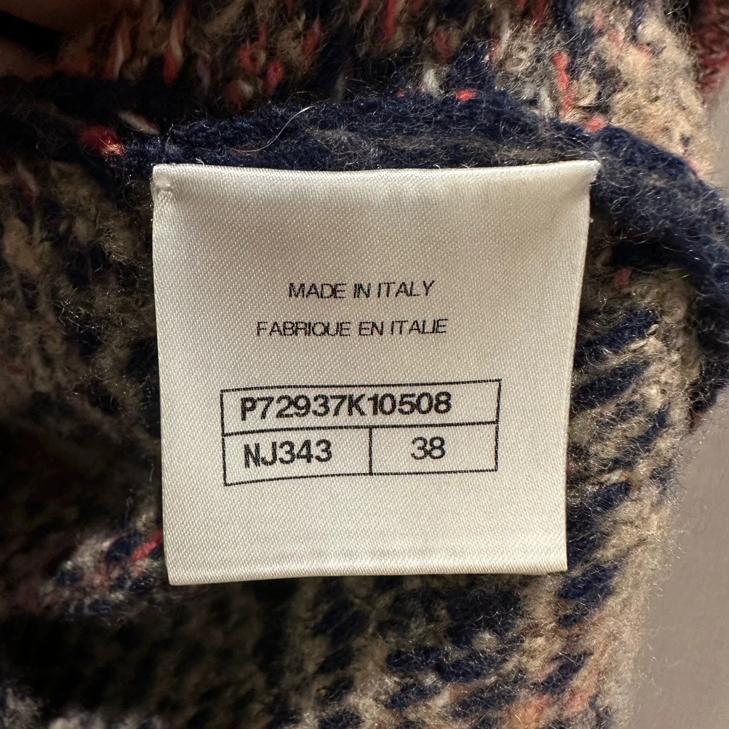 Chanel Chanel Cashmere Color-Blocked Check Crystal Btns Cardi 38 Size S / US 4 / IT 40 - 4 Thumbnail