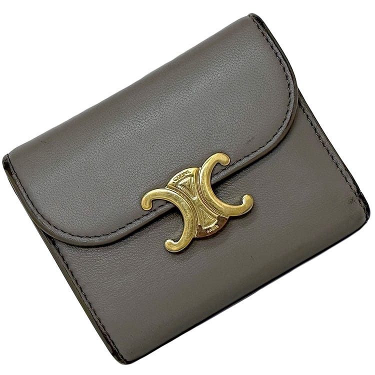 Celine CELINE Neutrals Leather Size ONE SIZE - 1 Thumbnail
