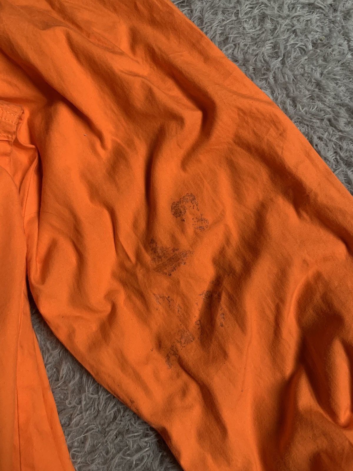 Jean Paul Gaultier Vintage 90s Junior Gaultier Orange Button Shirt Size US M / EU 48-50 / 2 - 6 Thumbnail