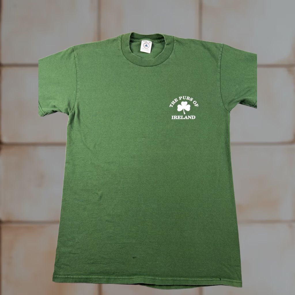 Delta VINTAGE Delta Beer Shirt Adult Medium Green Short Sleeve Crew Neck Cotton T-Shirt Men Size US M / EU 48-50 / 2 - 1 Thumbnail