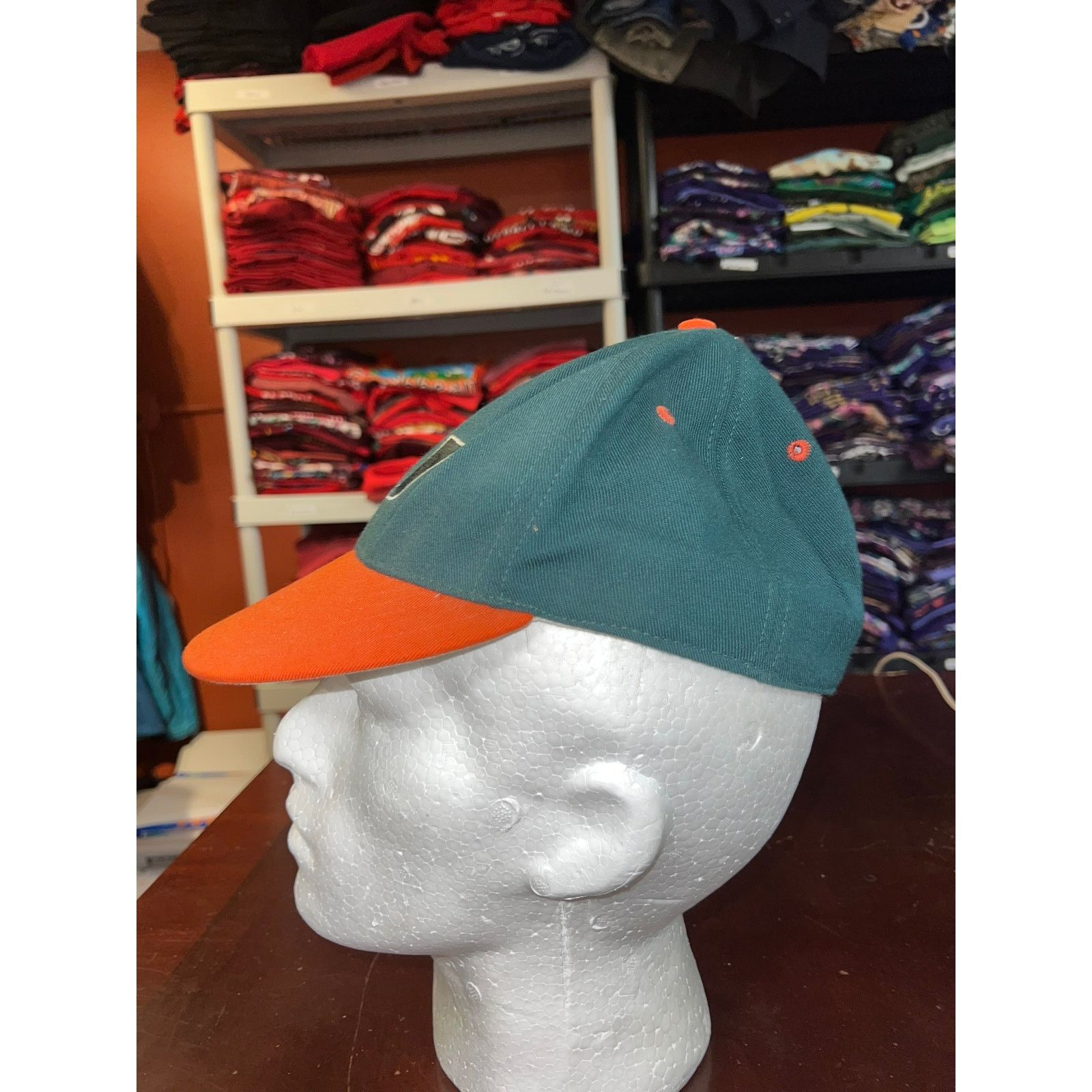 Vintage Vintage Miami Hurricanes Hat On The Field Pro Line Green Cap Size ONE SIZE - 3 Thumbnail