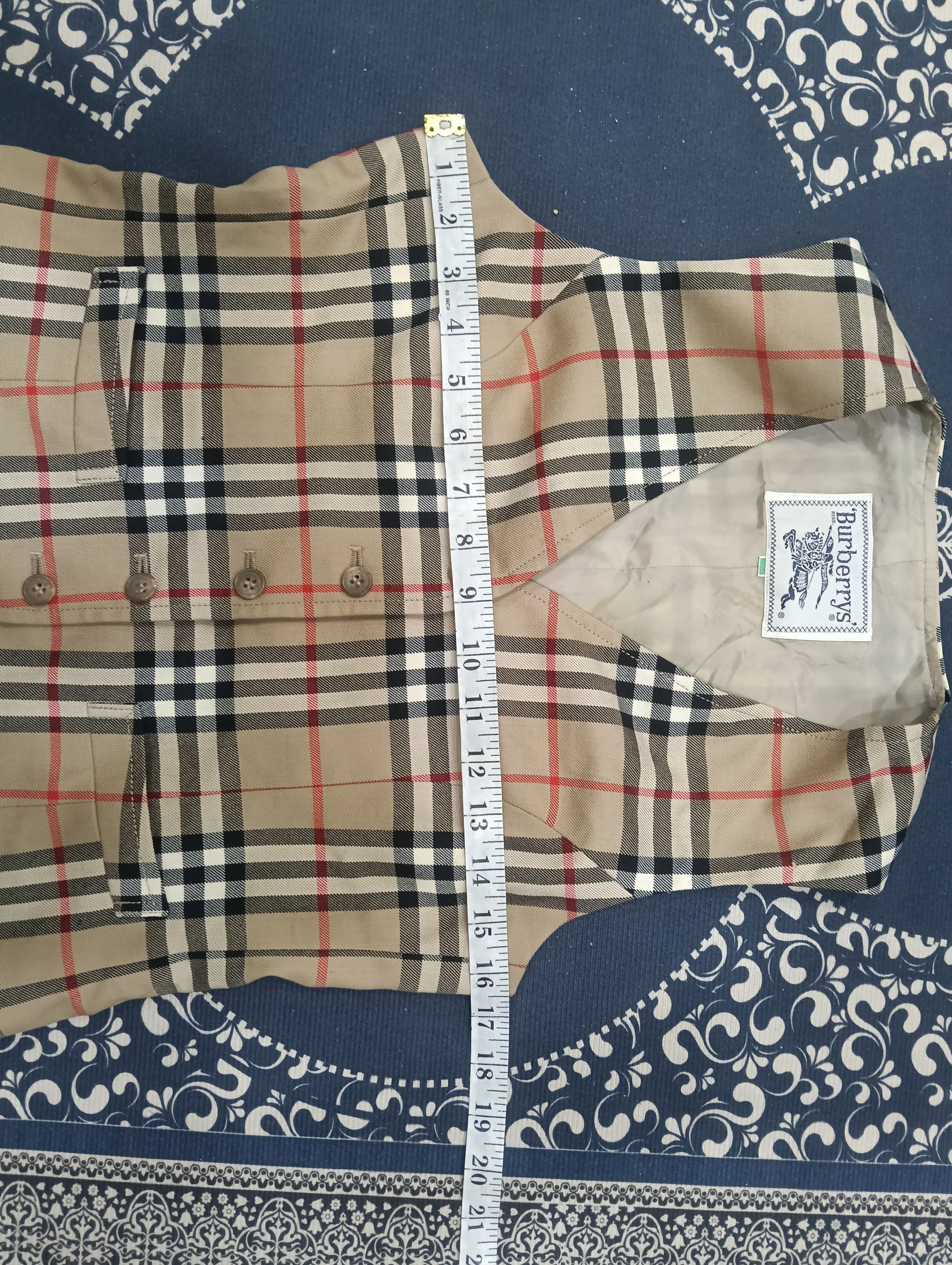 Burberry Vintage Burberry Vest Size S / US 4 / IT 40 - 8 Thumbnail