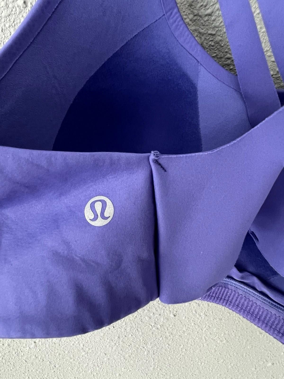 Designer Lululemon AirSupport Bra Indigo / Lavender size 34C Size ONE SIZE - 4 Thumbnail