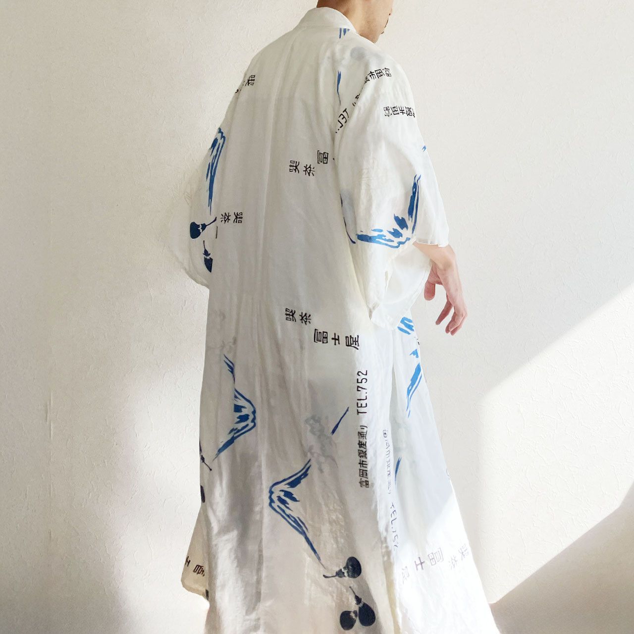Other Tenugui Patchwork Kimono Vintage Japanese Fabric Robe Size US L / EU 52-54 / 3 - 13 Thumbnail