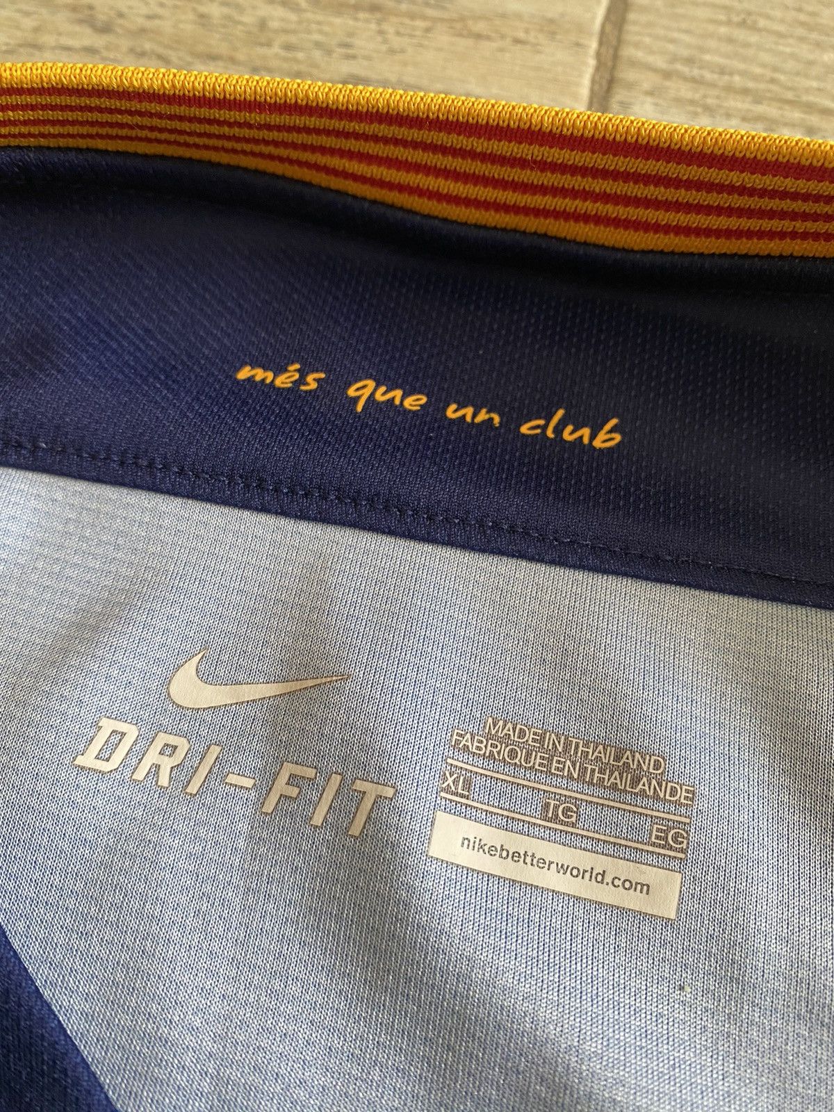 Nike Nike Barcelona 2015/2016 Home Kit Soccer Jersey Blokecore Size US XL / EU 56 / 4 - 11 Thumbnail