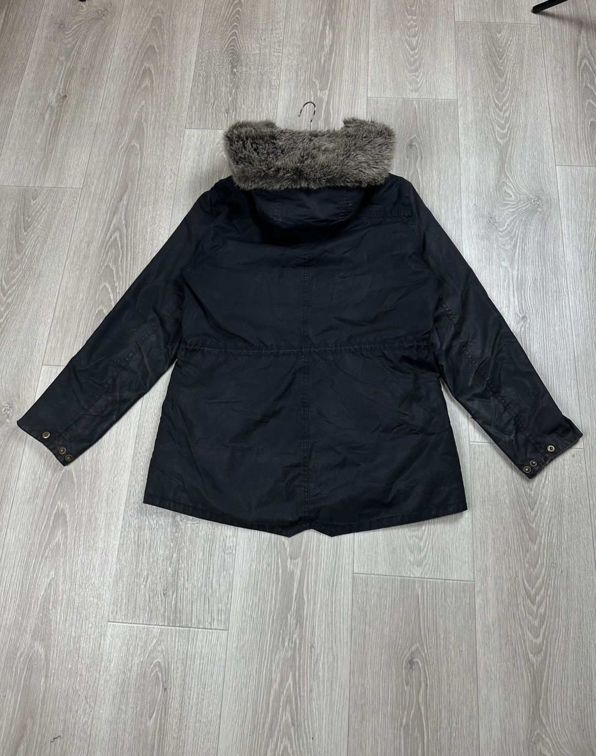 Barbour Barbour Waxed Jacket Kelsall Parka Fur Hooded Distressed Size M / US 6-8 / IT 42-44 - 14 Thumbnail