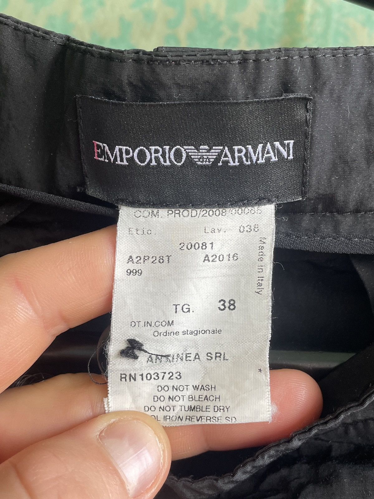 Emporio Armani Emporio Armani Black Asymmetric Balloon Hakama Shorts Skirt Size 26" / US 2 / IT 38 - 5 Thumbnail