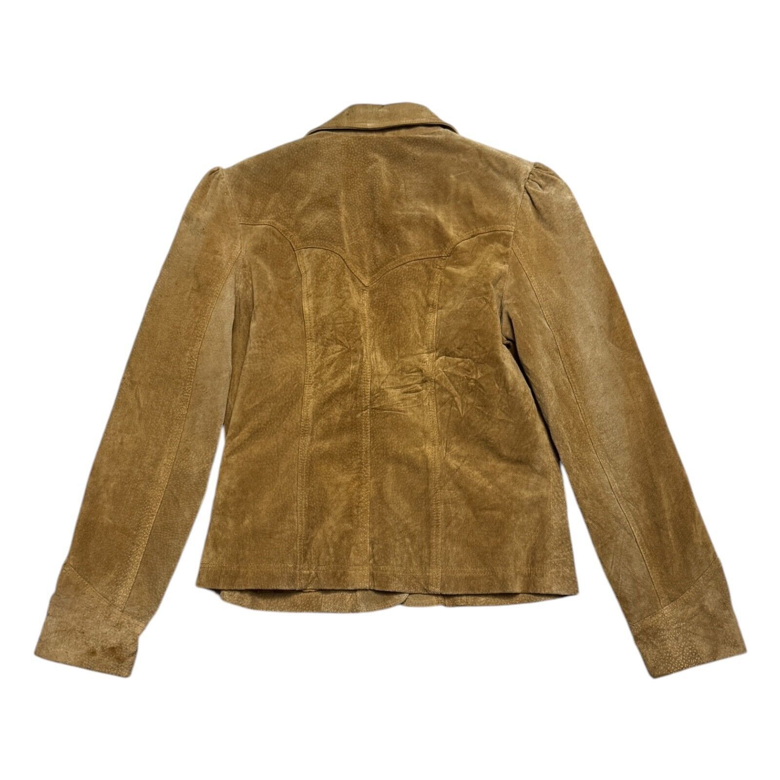 Wilsons Leather Vintage WILSONS LEATHER MAXIMA Brown Luxury Designer Jacket Size M / US 6-8 / IT 42-44 - 2 Thumbnail