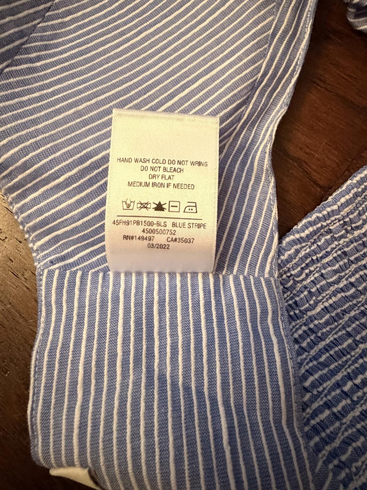 Other Favorite Daughter Ex-Boyfriend Bra Blue Stripe Size XS Size XS / US 0-2 / IT 36-38 - 4 Thumbnail