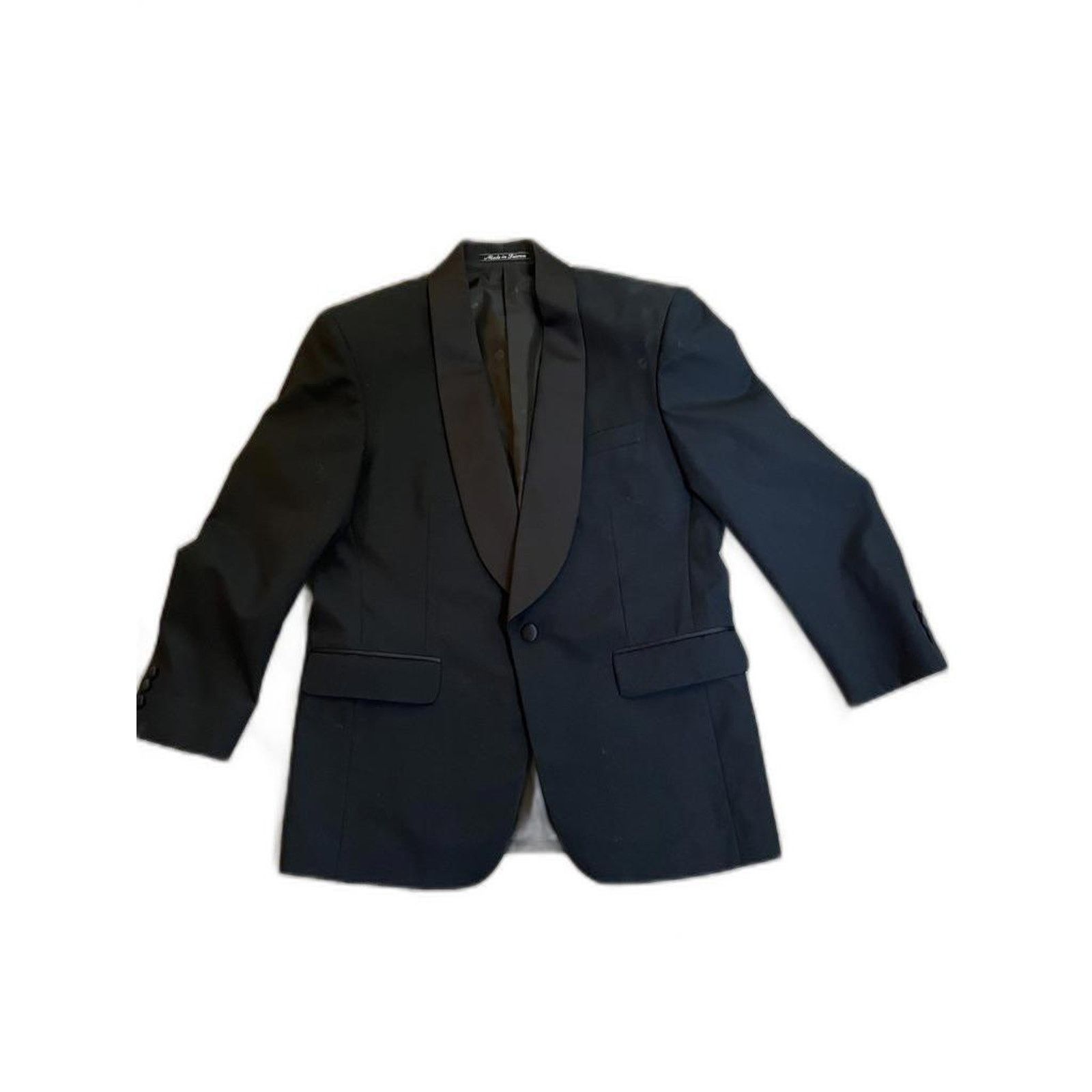 Pierre Balmain Pierre Balmain Black Shawl Collar Tuxedo Jacket Sz 34 Slim Size 34R - 1 Thumbnail