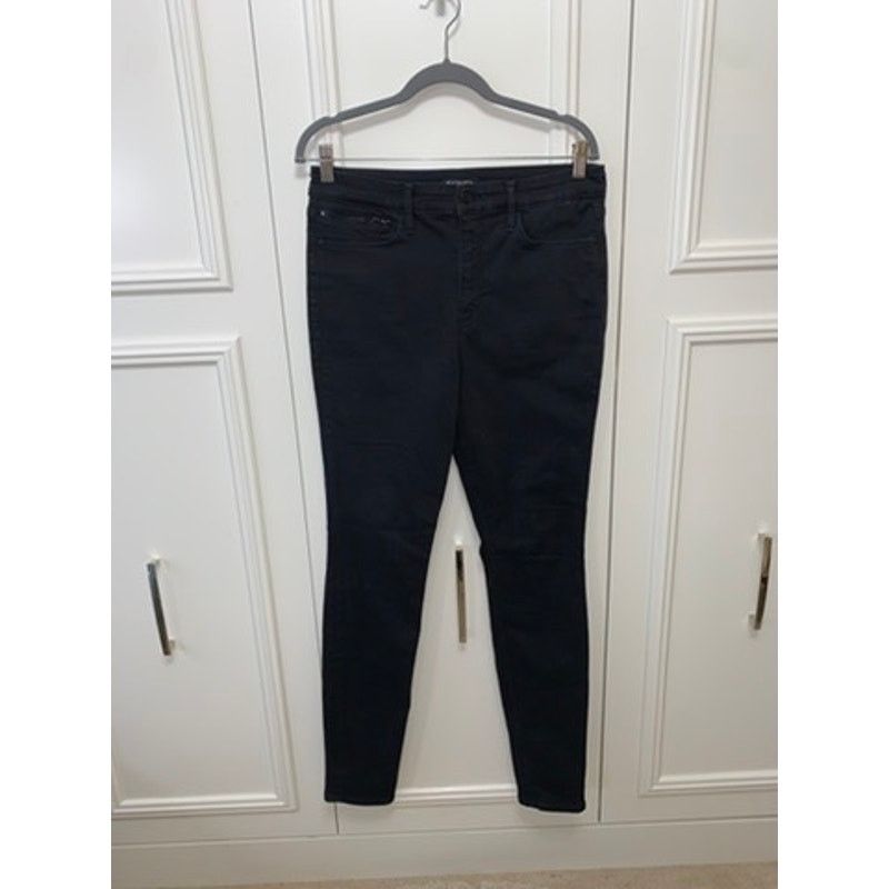 Athleta Women's Tall Black Skinny Jeans Size 12 Mid-Rise