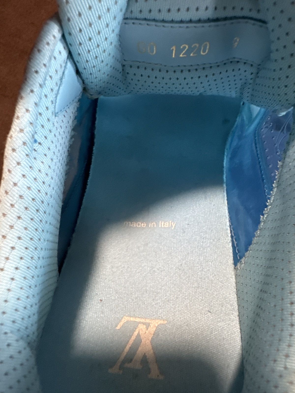 Louis Vuitton × Virgil Abloh Louis Vuitton Transparent Blue Sneaker Trainers Size US 11 / EU 44 - 7 Thumbnail