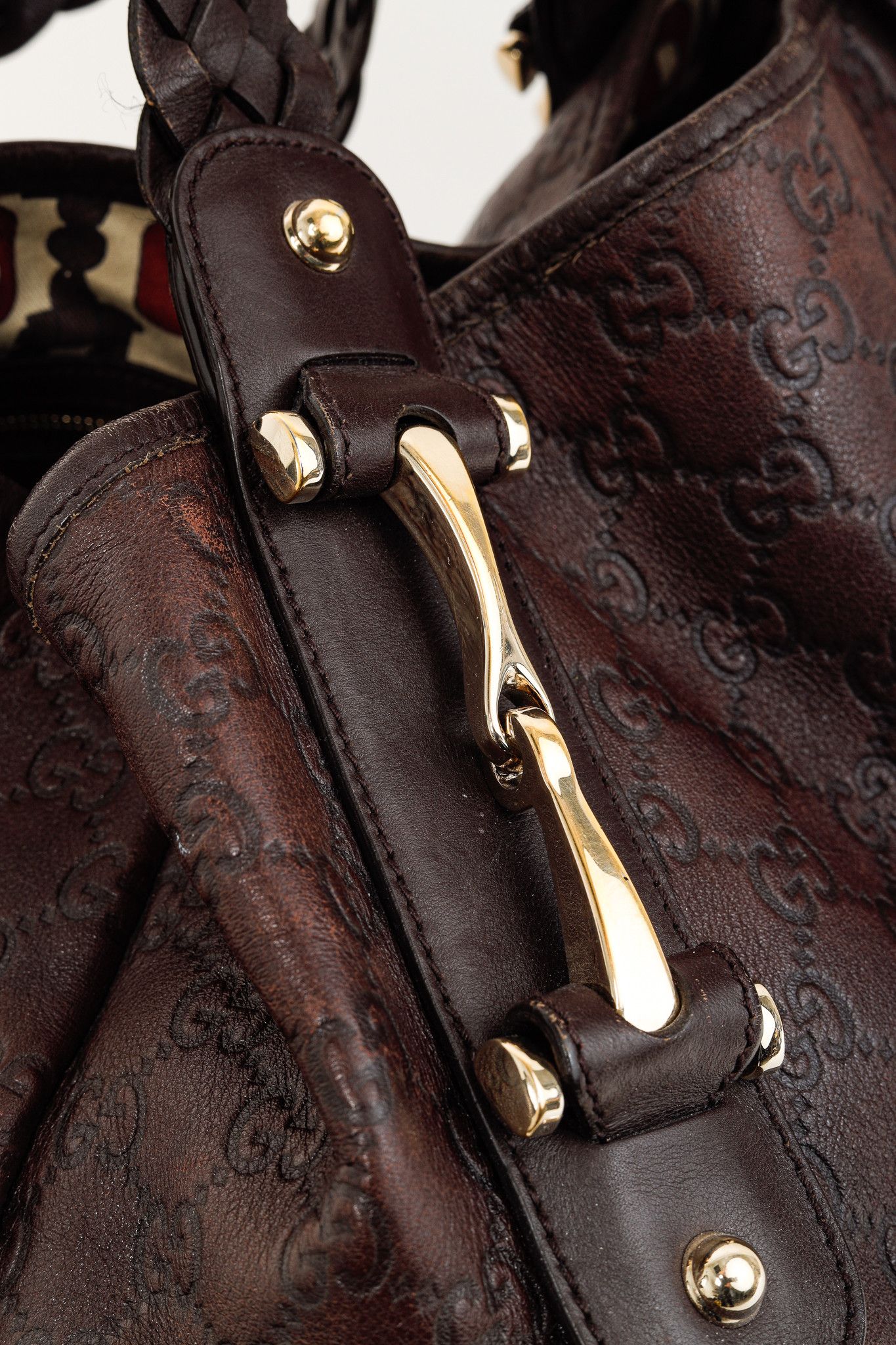 Gucci Gucci Pelham Brown Guccissima Horsebit Hobo Bag Size ONE SIZE - 9 Thumbnail