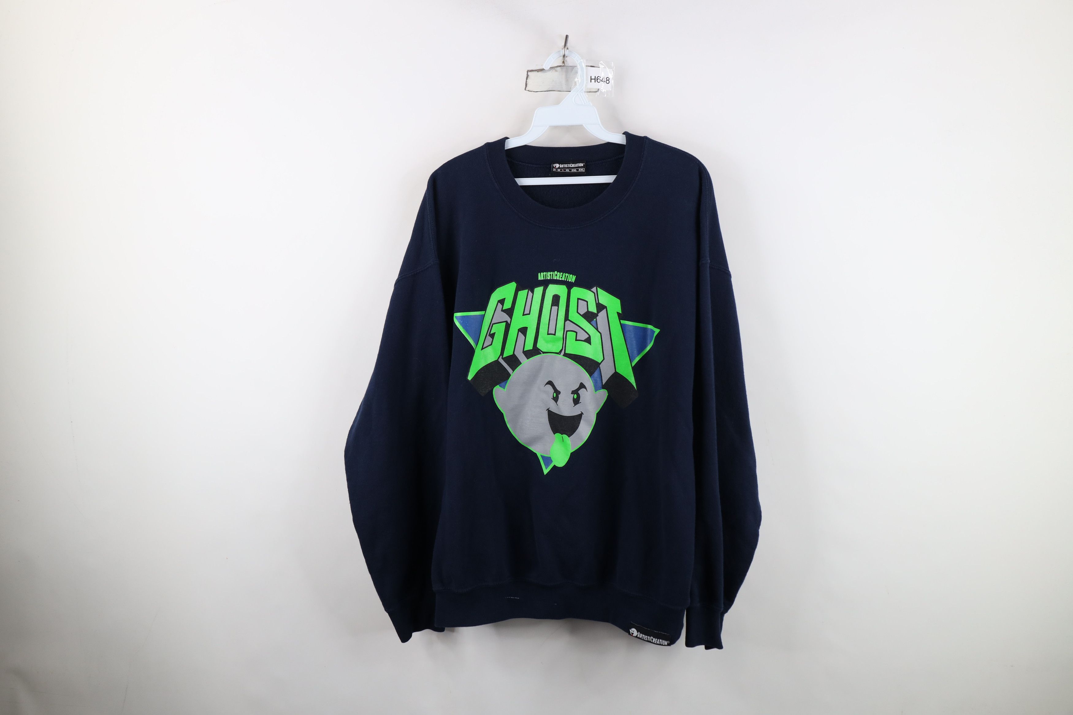 Vintage Vintage Streetwear Mario Ghost Video Crewneck Sweatshirt Size US L / EU 52-54 / 3 - 1 Thumbnail